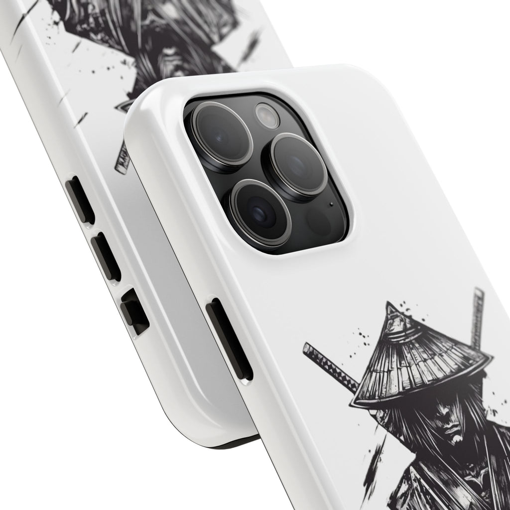 Samurai Tough Phone Cases, Rugged Smartphone Accessories, Durable Covers for Men, Unique Gifts for Him, Japanese Warrior Design