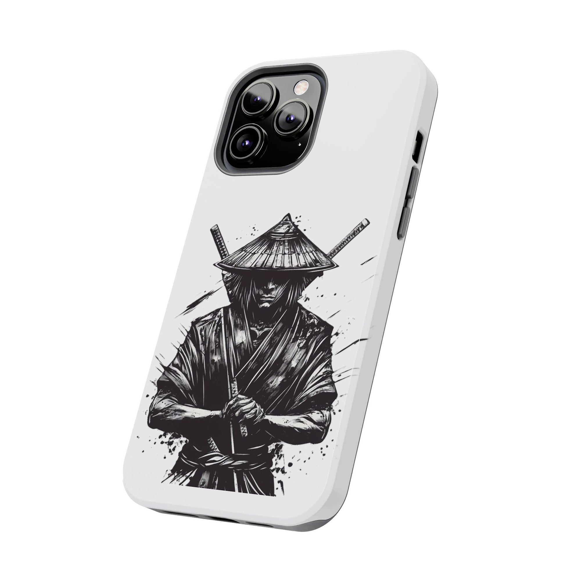 Samurai Tough Phone Cases, Rugged Smartphone Accessories, Durable Covers for Men, Unique Gifts for Him, Japanese Warrior Design