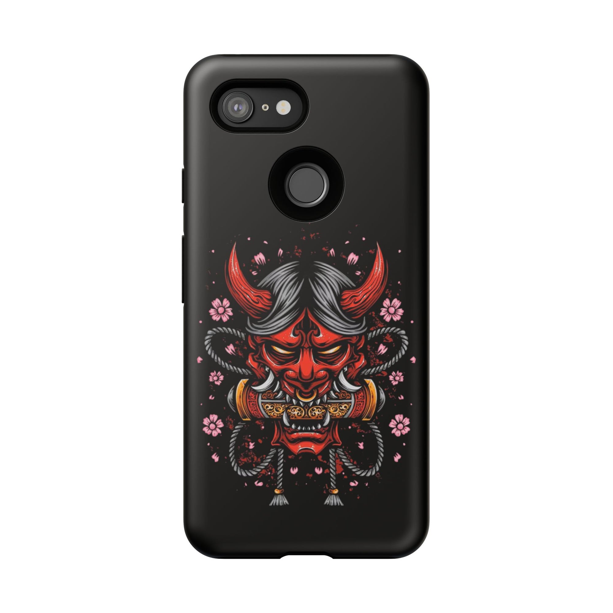 Tough Cases: Fierce Demon Phone Case, Edgy Phone Cover, Protect Your Device, Gift for Anime Fans, Unique Artwork Case