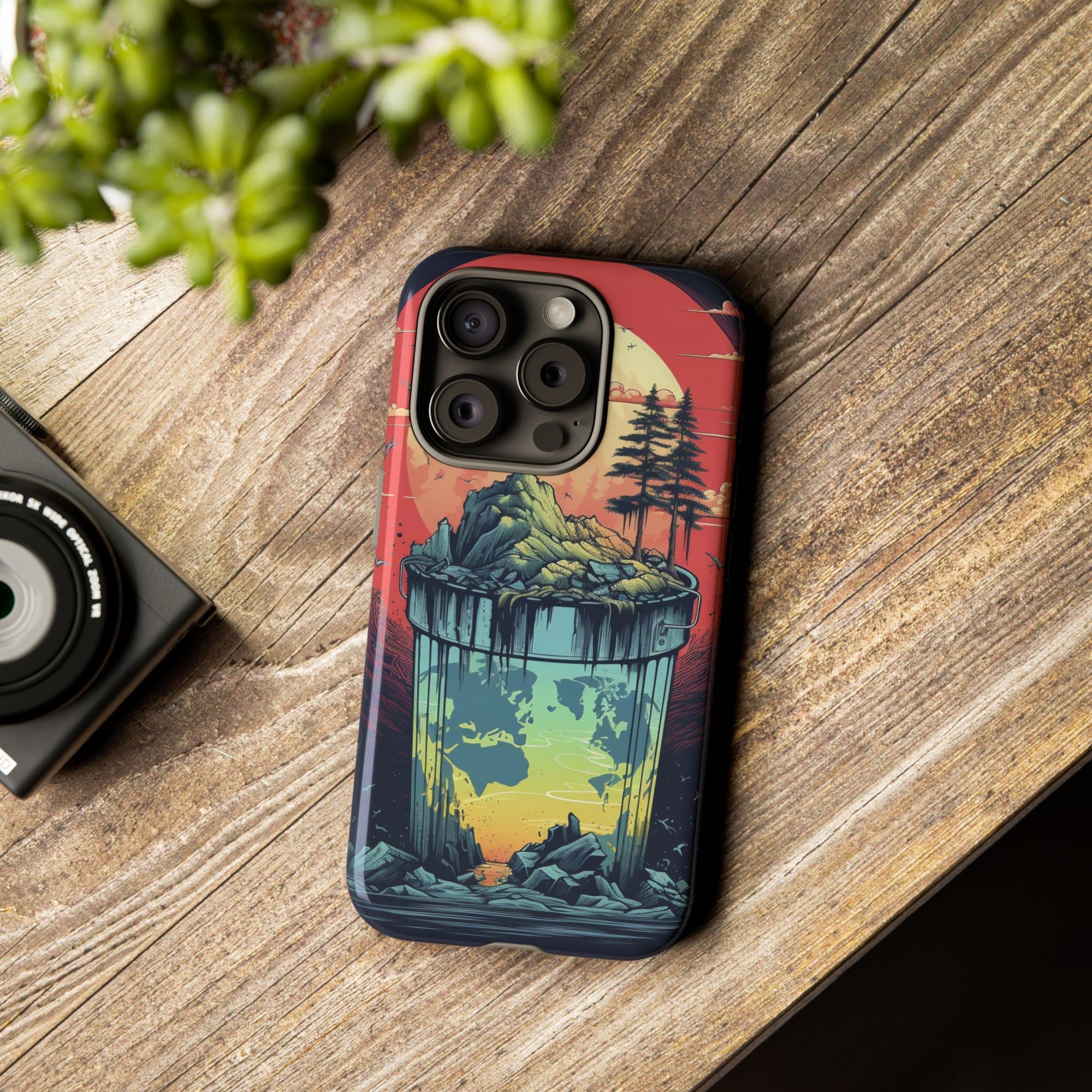 Vibrant Nature-Themed Phone Case, Tough Cases for Adventurers, Eco-Friendly, Trendy Phone Accessory, Great Gift for Nature Lovers