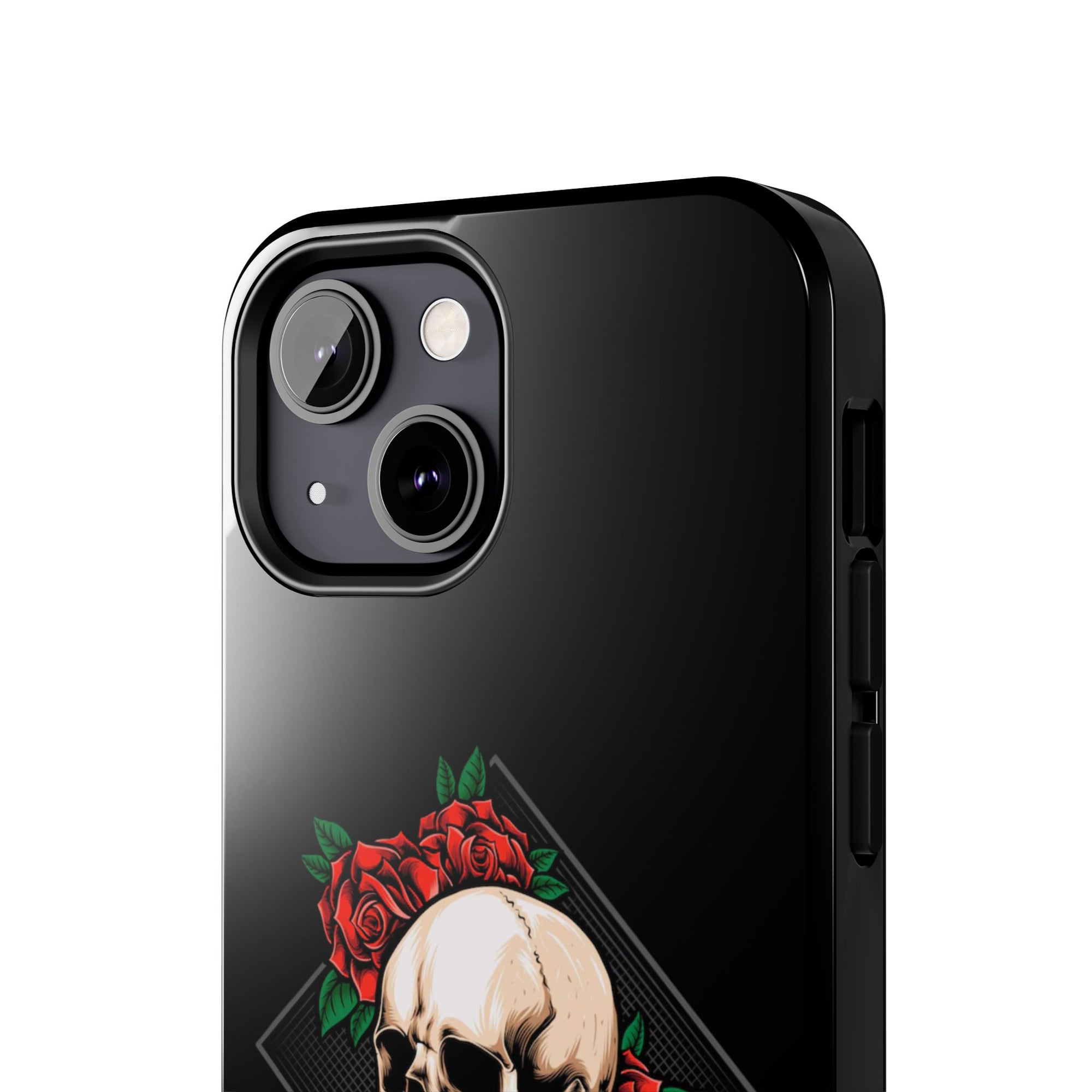 Tough Phone Cases with Skull and Roses Design | Edgy Protection, iPhone & Android Covers, Gothic Gifts, Unique Phone Accessories
