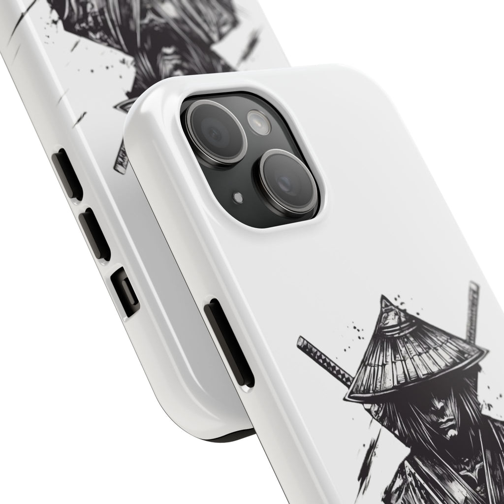 Samurai Tough Phone Cases, Rugged Smartphone Accessories, Durable Covers for Men, Unique Gifts for Him, Japanese Warrior Design