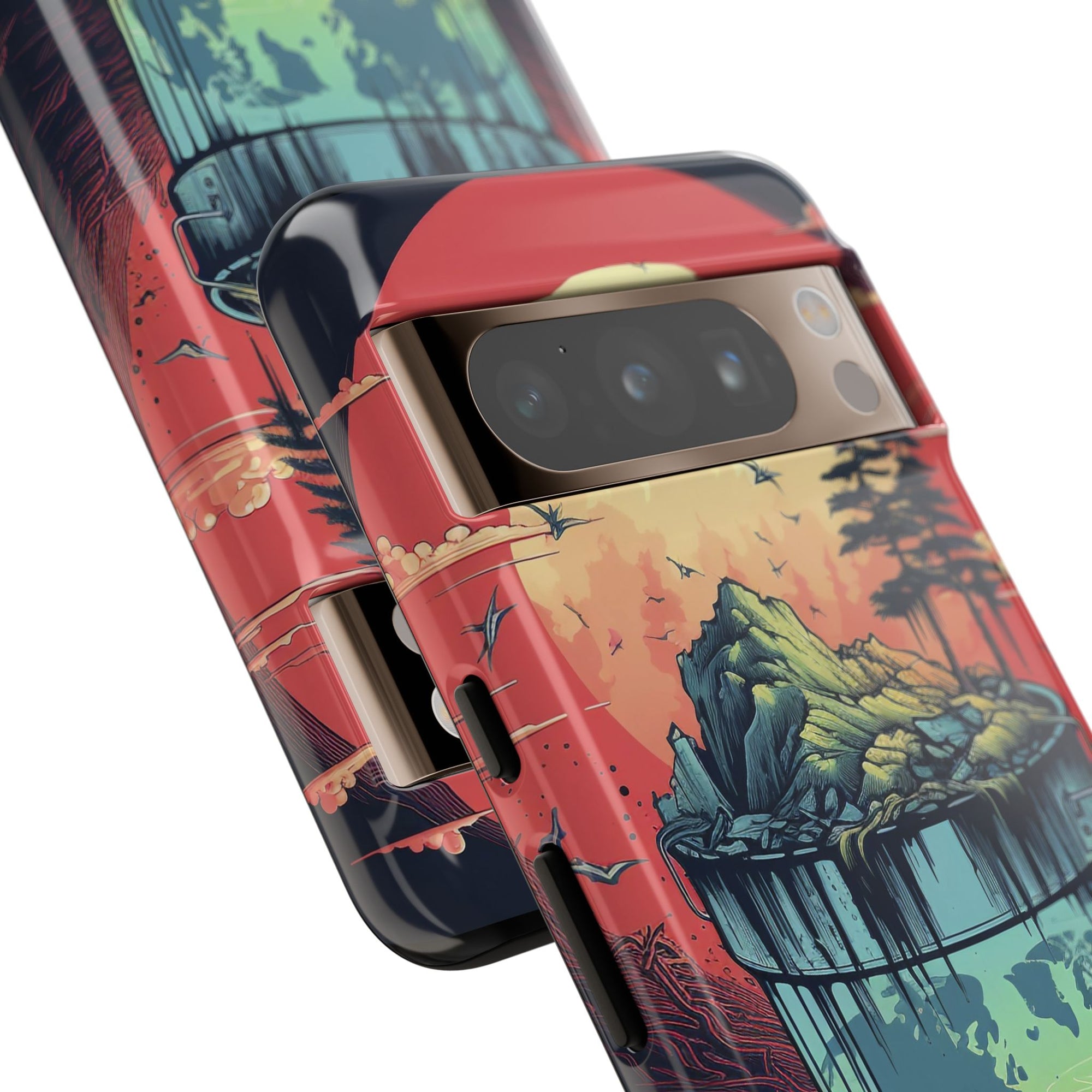 Vibrant Nature-Themed Phone Case, Tough Cases for Adventurers, Eco-Friendly, Trendy Phone Accessory, Great Gift for Nature Lovers