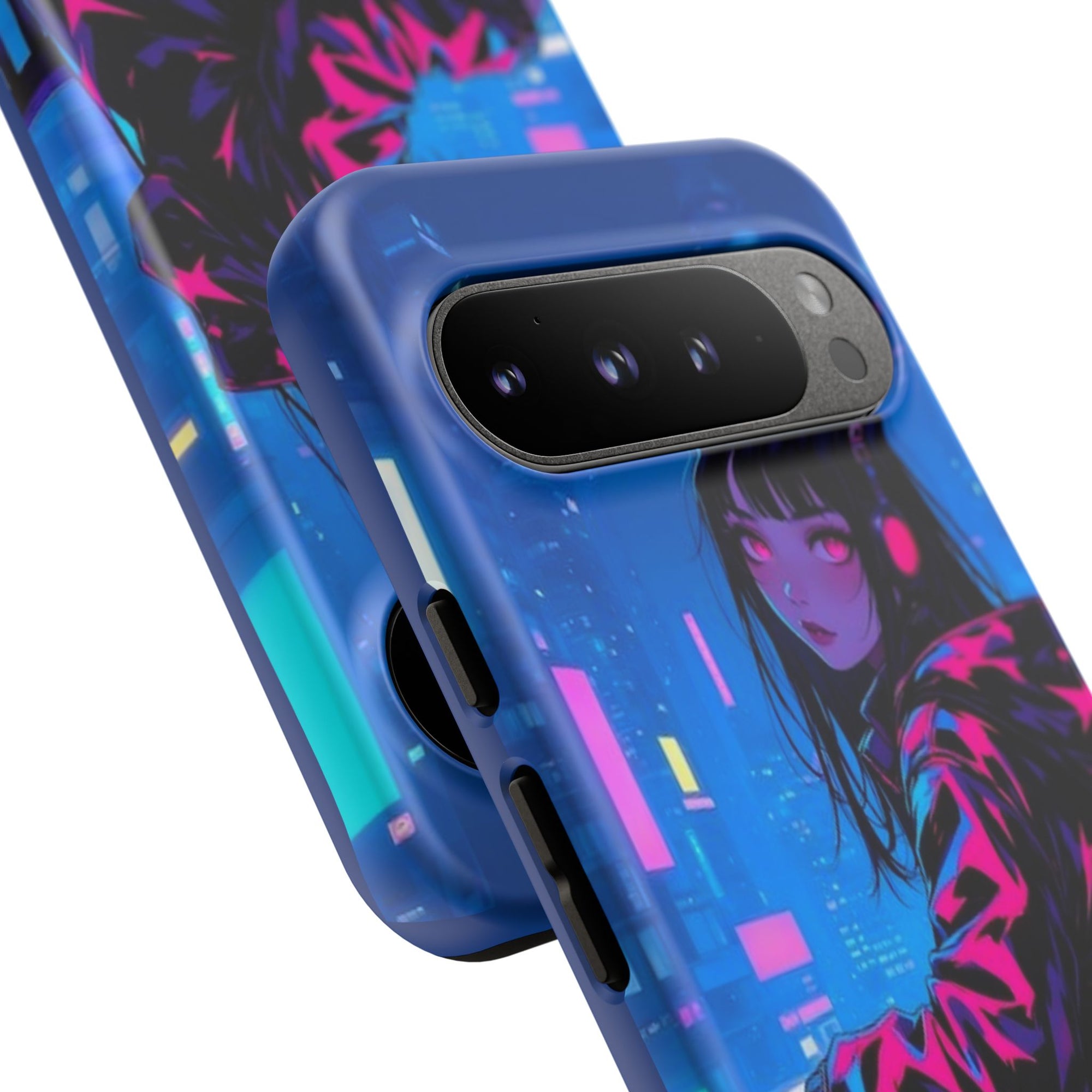 Futuristic Phone Case, Cyberpunk Aesthetic, Tough Phone Cover, Urban Style, Gift for Tech Lovers, Unique Phone Accessories, Streetwear [...]