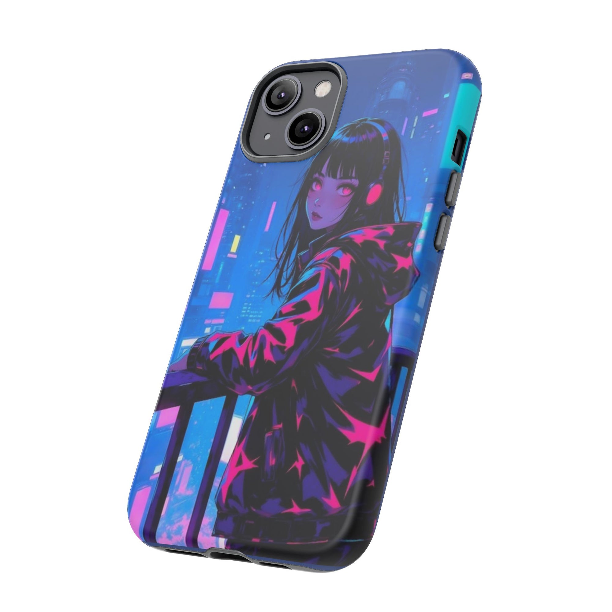Futuristic Phone Case, Cyberpunk Aesthetic, Tough Phone Cover, Urban Style, Gift for Tech Lovers, Unique Phone Accessories, Streetwear [...]