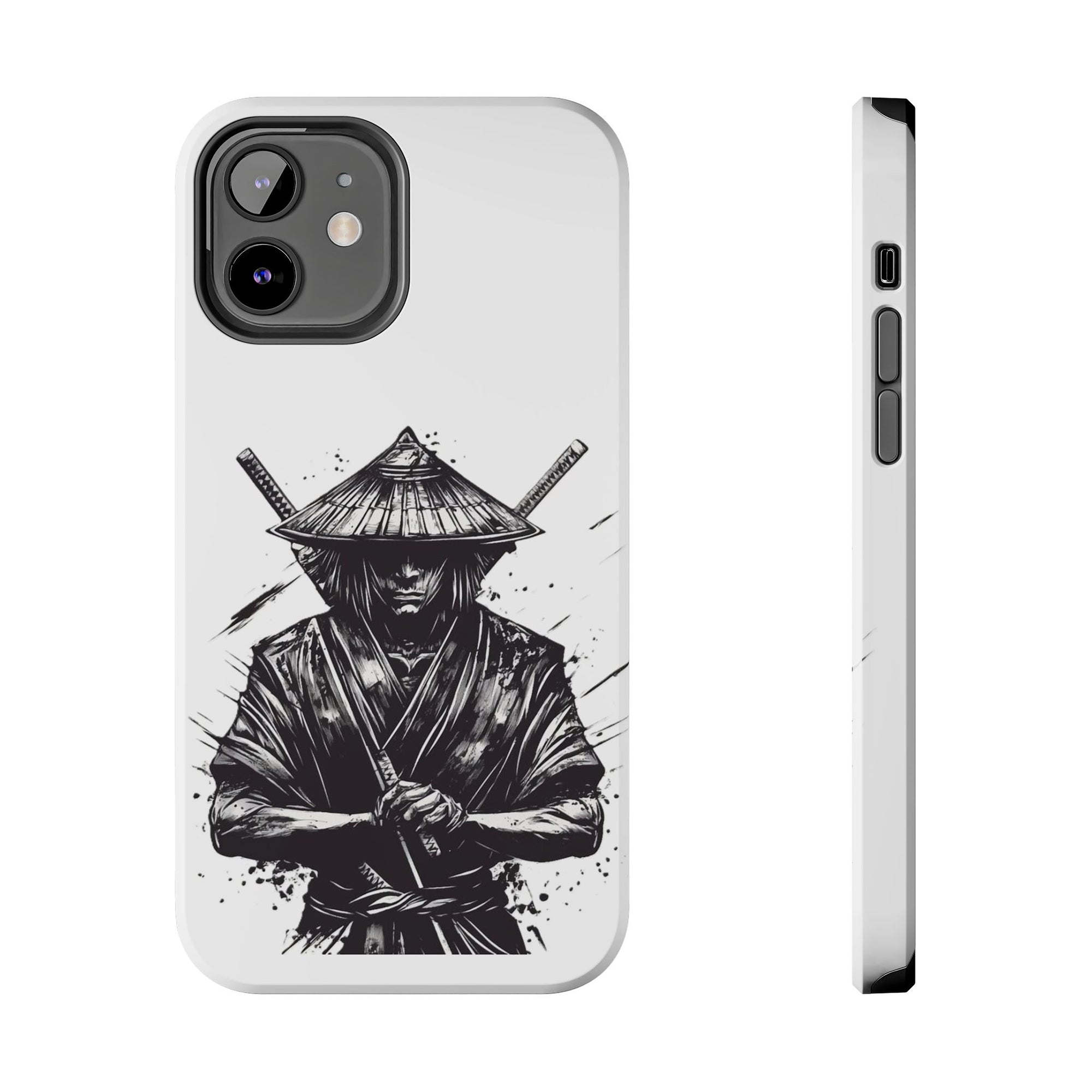 Samurai Tough Phone Cases, Rugged Smartphone Accessories, Durable Covers for Men, Unique Gifts for Him, Japanese Warrior Design