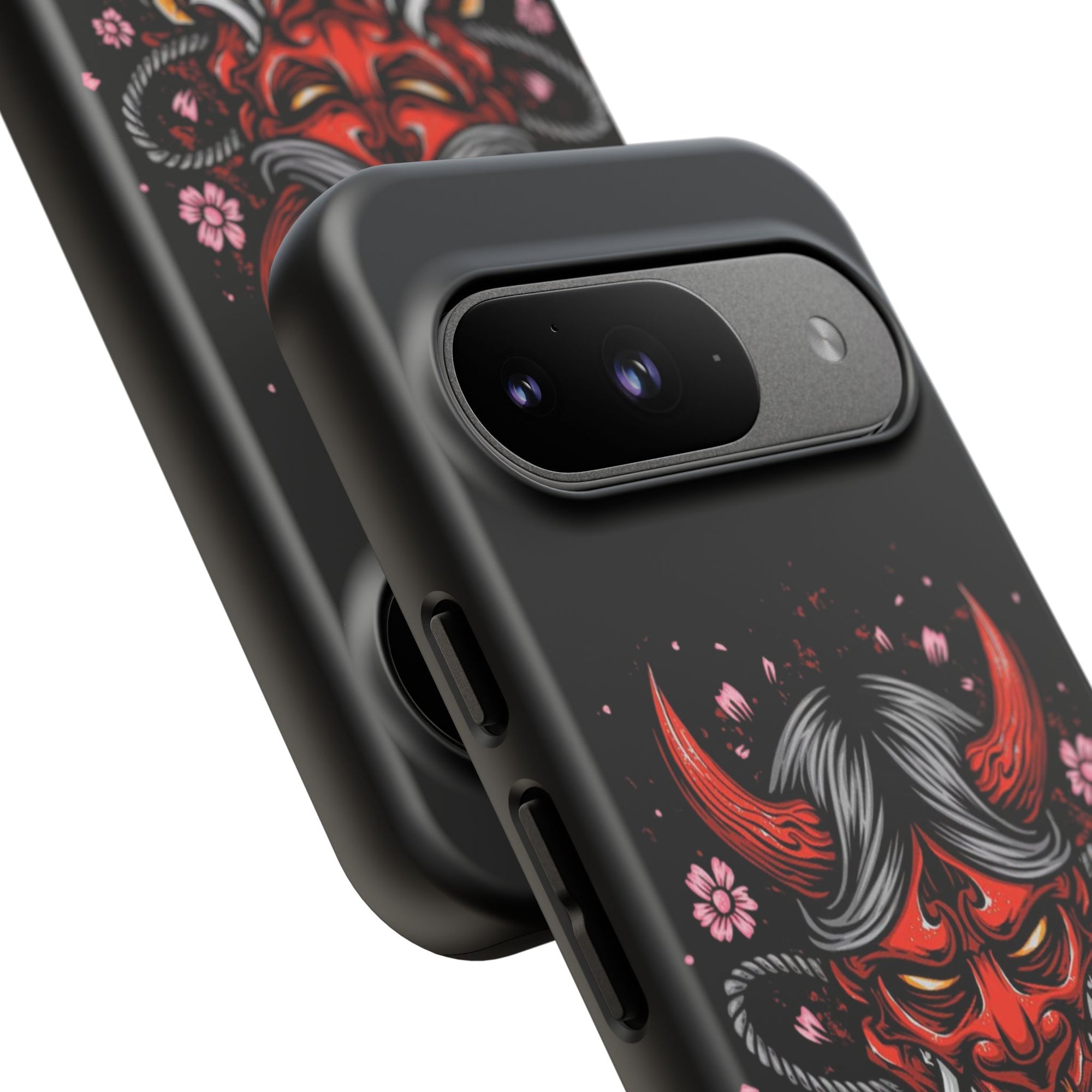 Tough Cases: Fierce Demon Phone Case, Edgy Phone Cover, Protect Your Device, Gift for Anime Fans, Unique Artwork Case