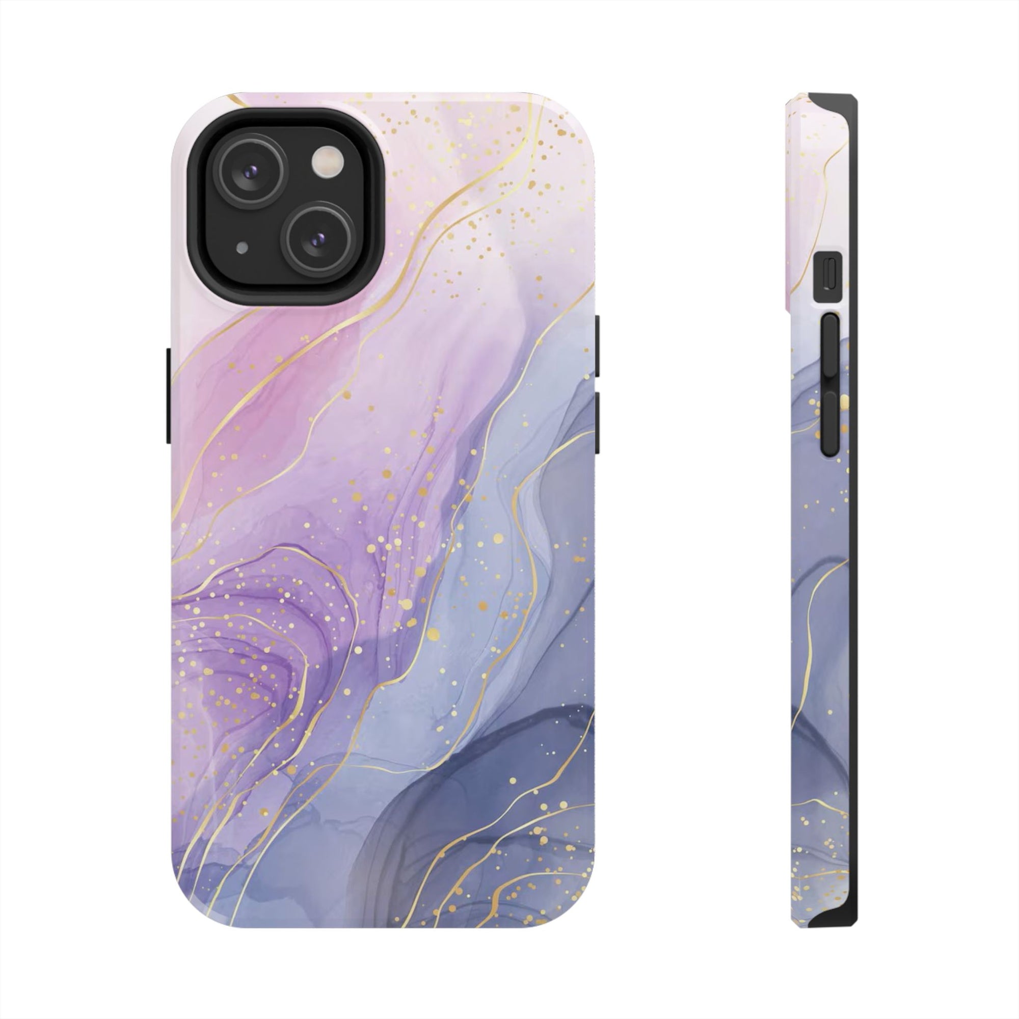Elegant Abstract Tough Phone Cases for Stylish Protection, Gift for Her, Phone Accessories, Lavender Marble Design, Phone Cover for [...]