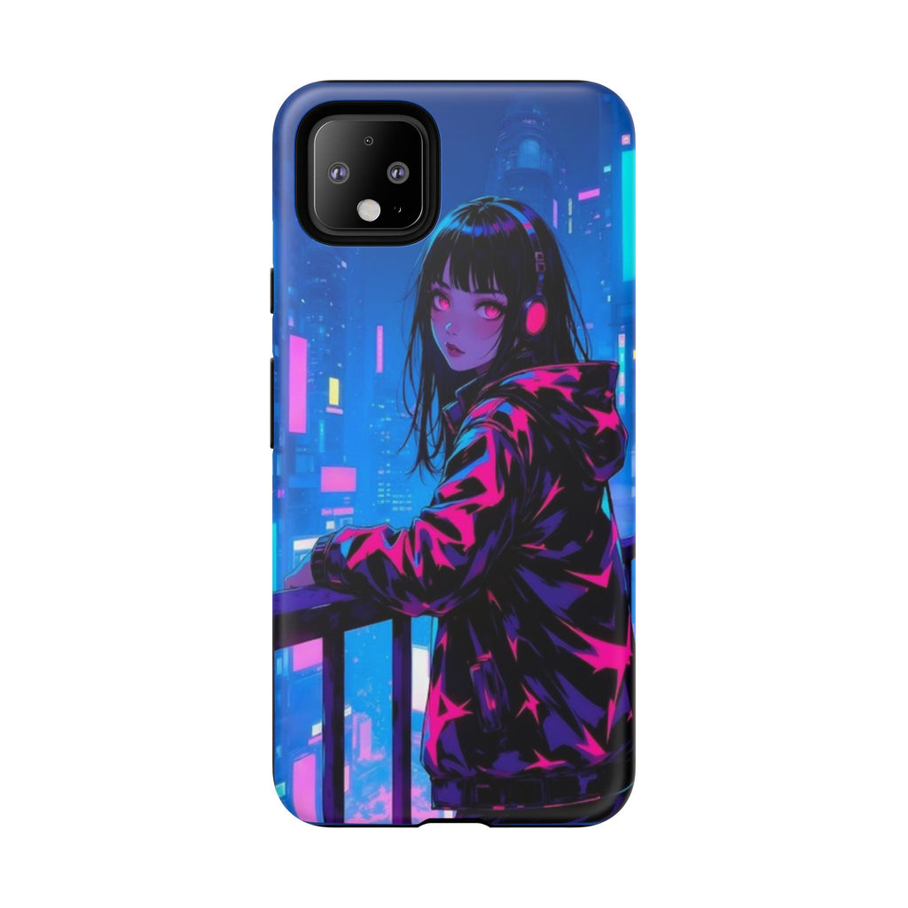 Futuristic Phone Case, Cyberpunk Aesthetic, Tough Phone Cover, Urban Style, Gift for Tech Lovers, Unique Phone Accessories, Streetwear [...]