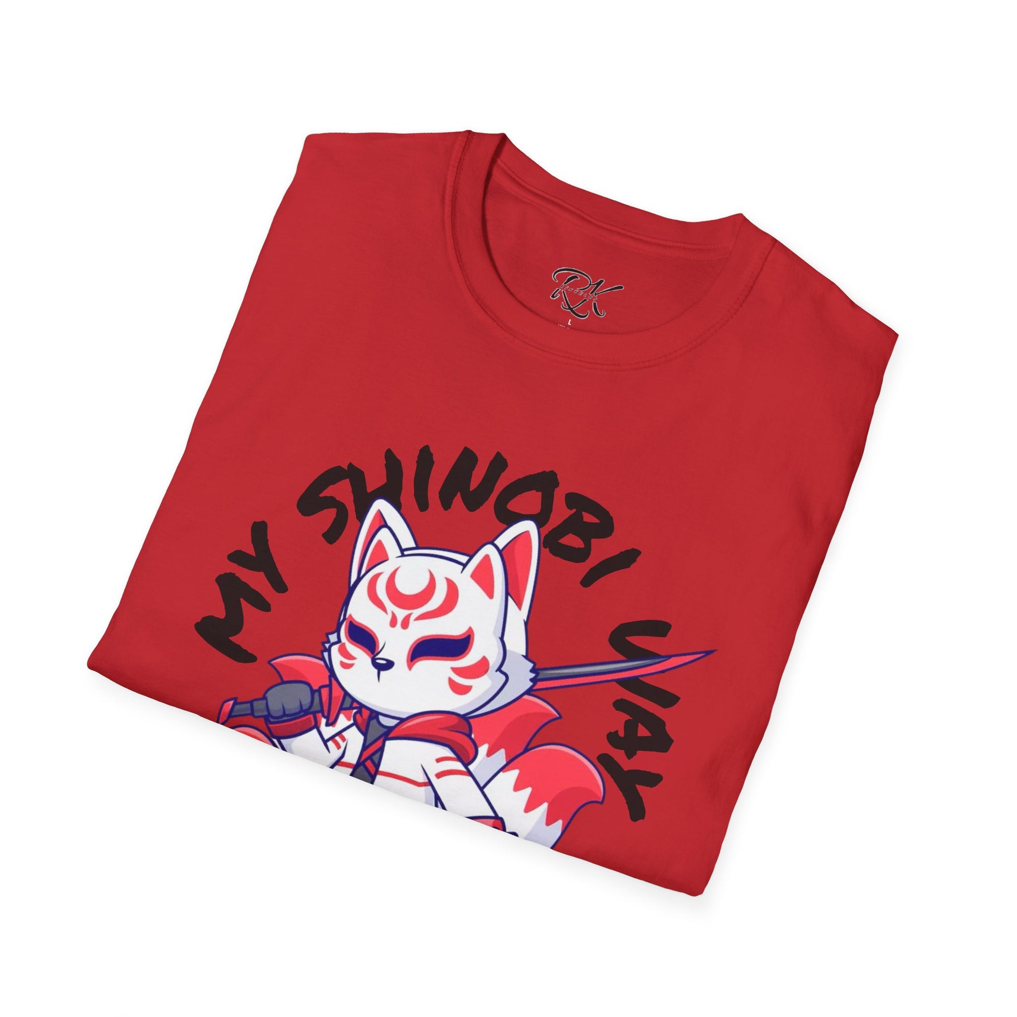 Unisex Anime T-Shirt - 'My Shinobi Pal' Graphic Tee, Comfortable Streetwear, Gift for Anime Lovers, Casual Wear, Stylish Outfit