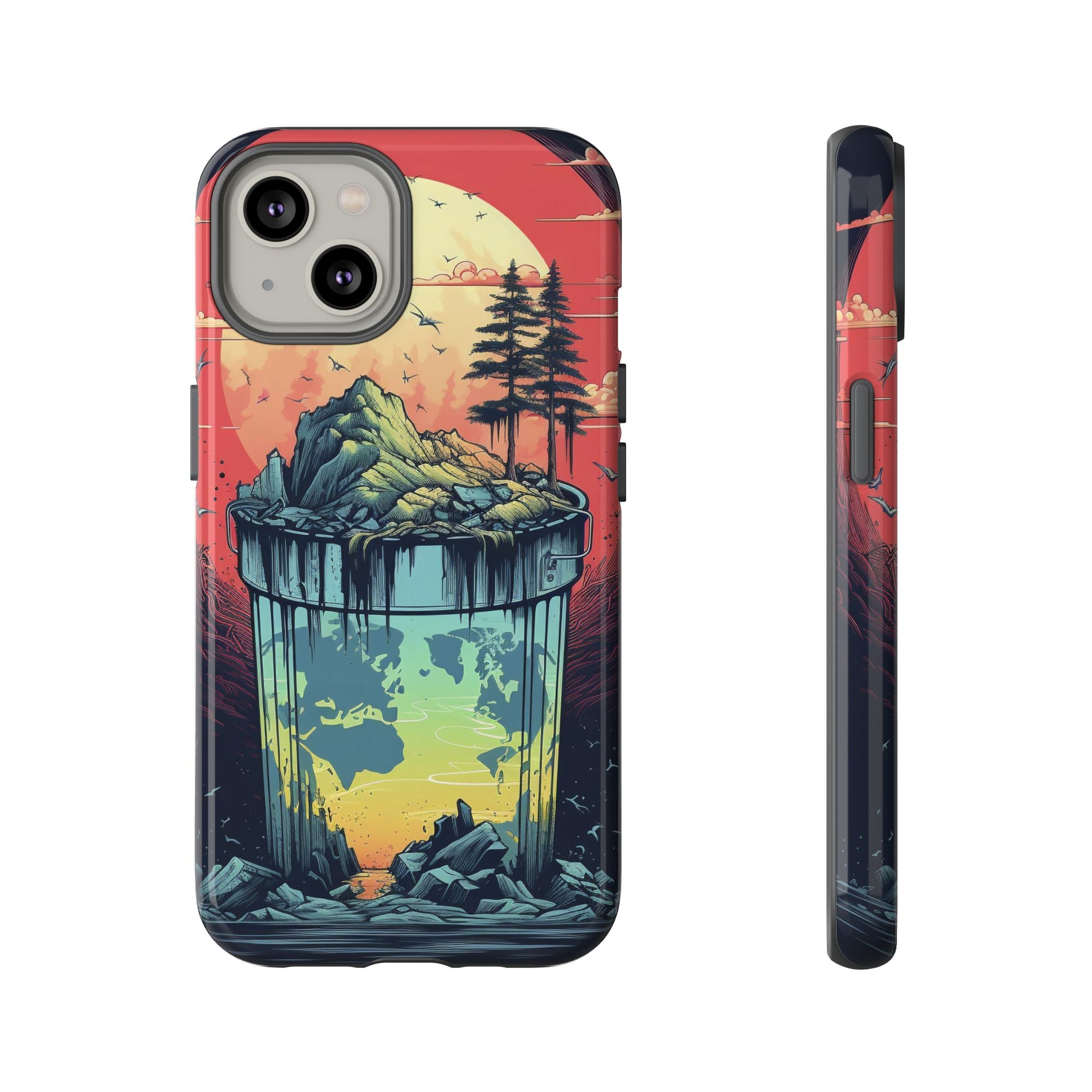 Vibrant Nature-Themed Phone Case, Tough Cases for Adventurers, Eco-Friendly, Trendy Phone Accessory, Great Gift for Nature Lovers