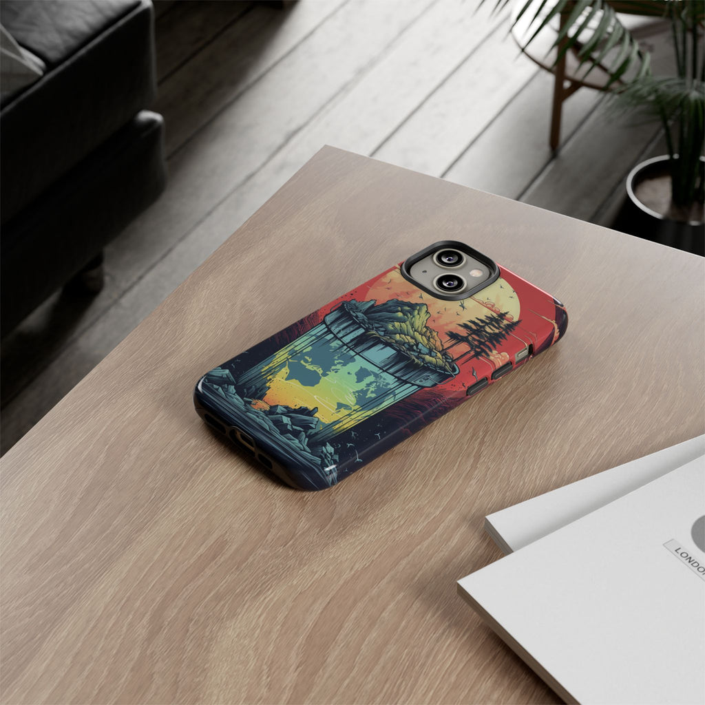 Vibrant Nature-Themed Phone Case, Tough Cases for Adventurers, Eco-Friendly, Trendy Phone Accessory, Great Gift for Nature Lovers