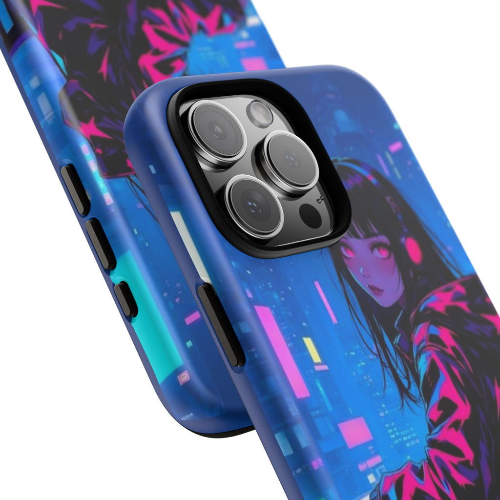 Futuristic Phone Case, Cyberpunk Aesthetic, Tough Phone Cover, Urban Style, Gift for Tech Lovers, Unique Phone Accessories, Streetwear [...]
