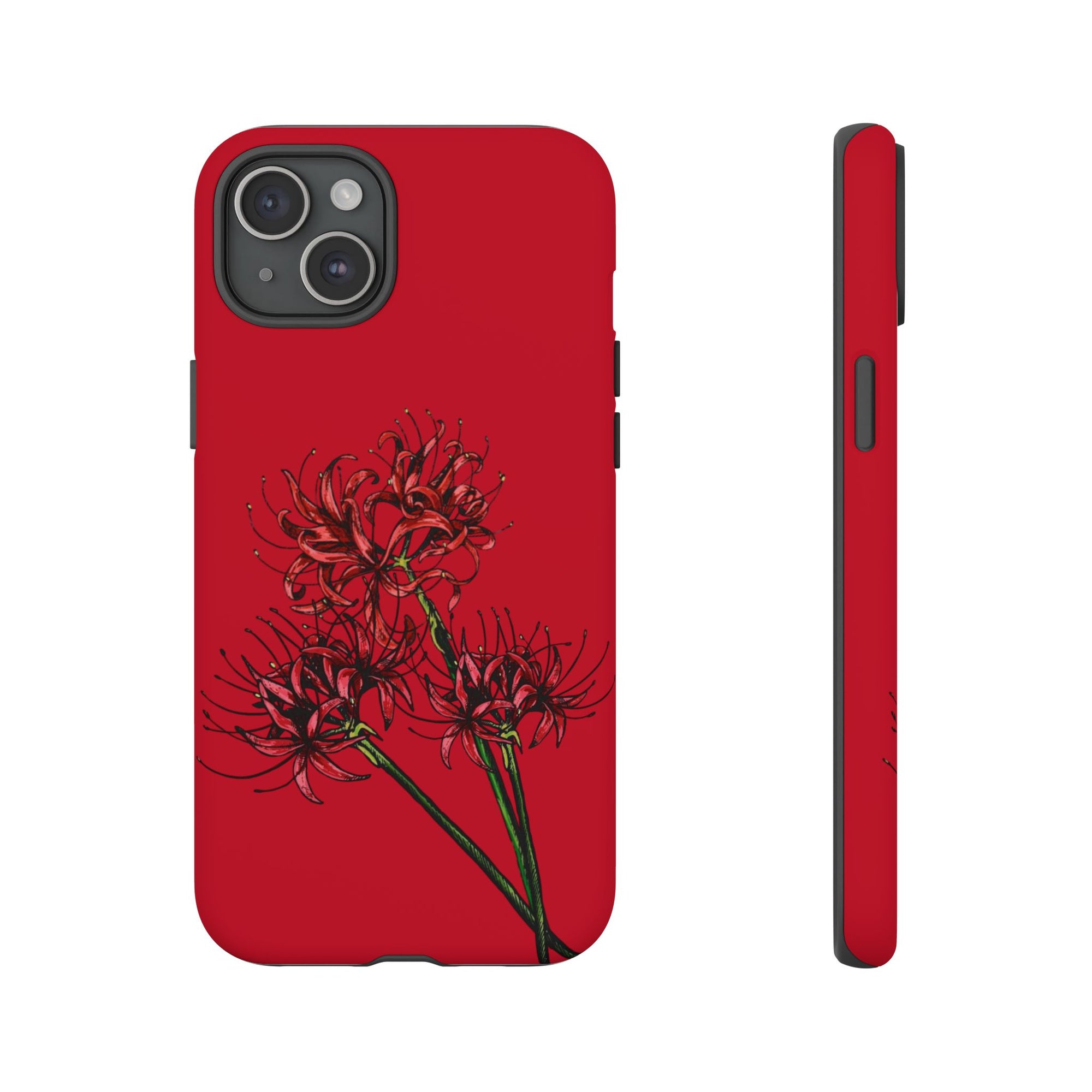Floral Phone Case, Cute Durable Case for Plants Lovers, Stylish Tech Accessories, Gift for Her, Autumn Decor