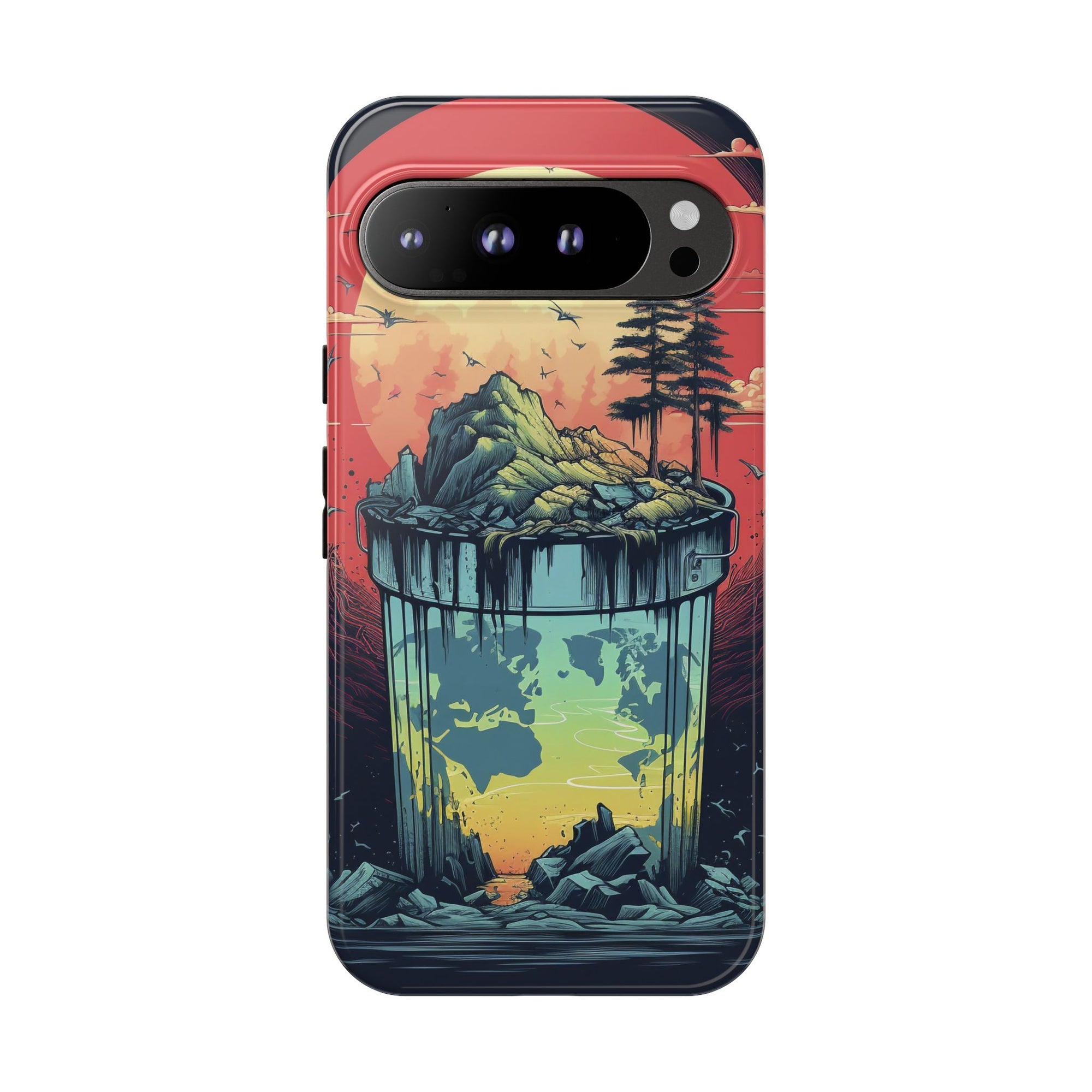 Vibrant Nature-Themed Phone Case, Tough Cases for Adventurers, Eco-Friendly, Trendy Phone Accessory, Great Gift for Nature Lovers