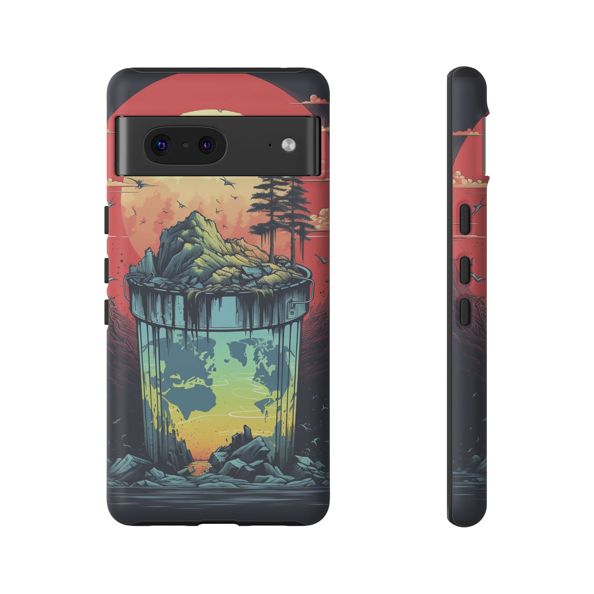 Vibrant Nature-Themed Phone Case, Tough Cases for Adventurers, Eco-Friendly, Trendy Phone Accessory, Great Gift for Nature Lovers