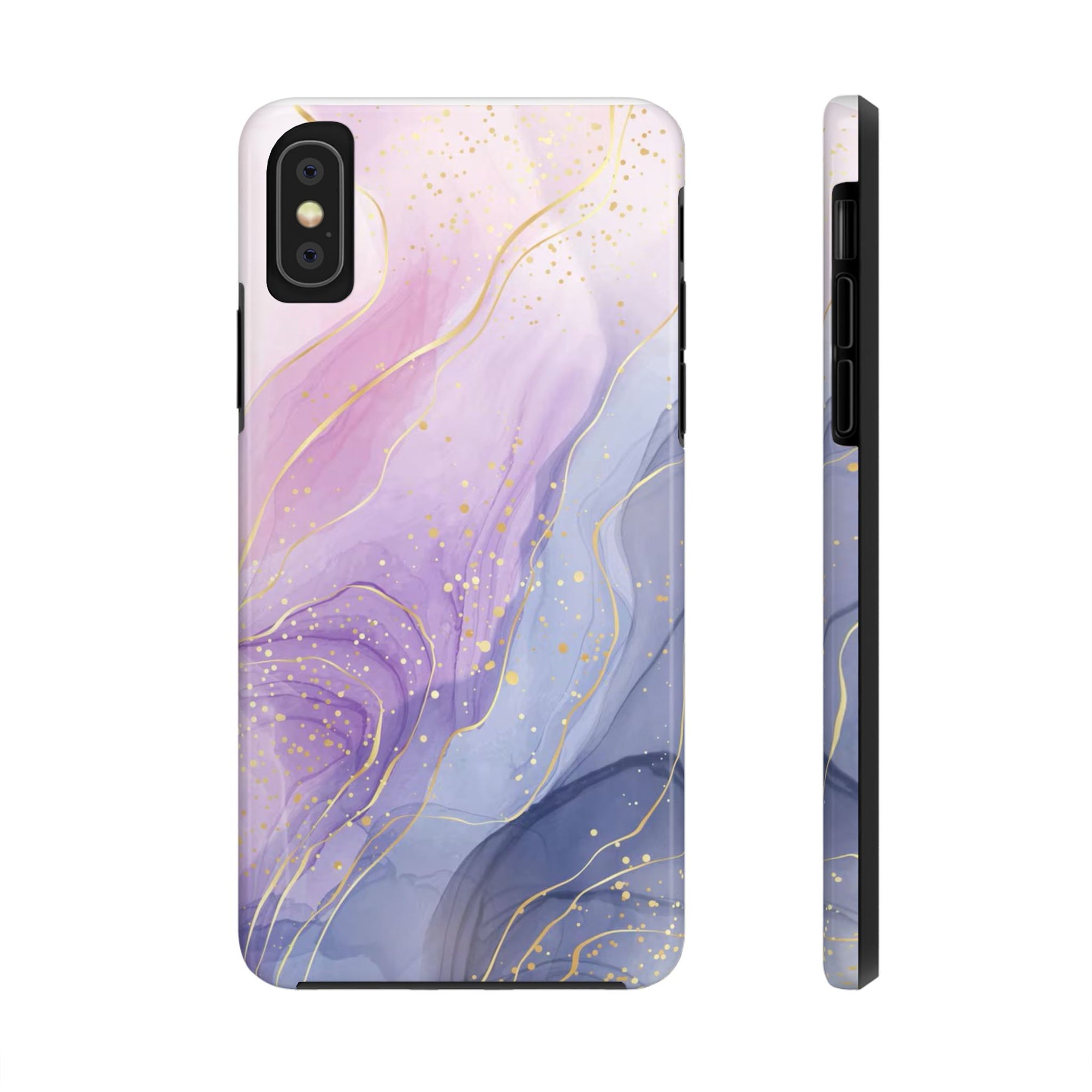 Elegant Abstract Tough Phone Cases for Stylish Protection, Gift for Her, Phone Accessories, Lavender Marble Design, Phone Cover for [...]