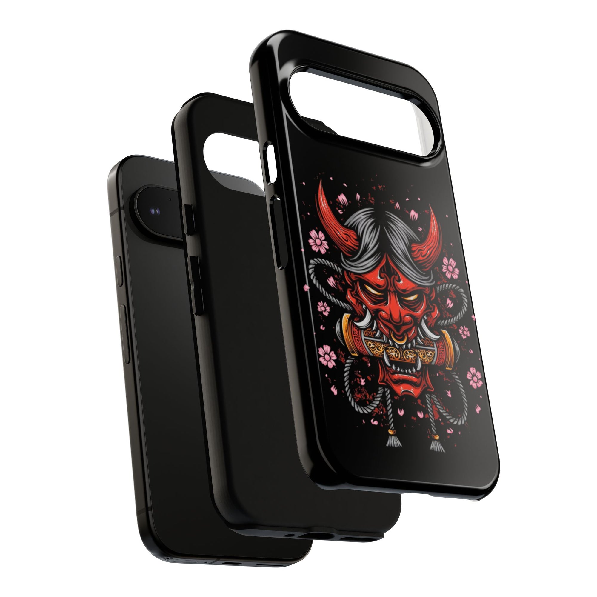 Tough Cases: Fierce Demon Phone Case, Edgy Phone Cover, Protect Your Device, Gift for Anime Fans, Unique Artwork Case