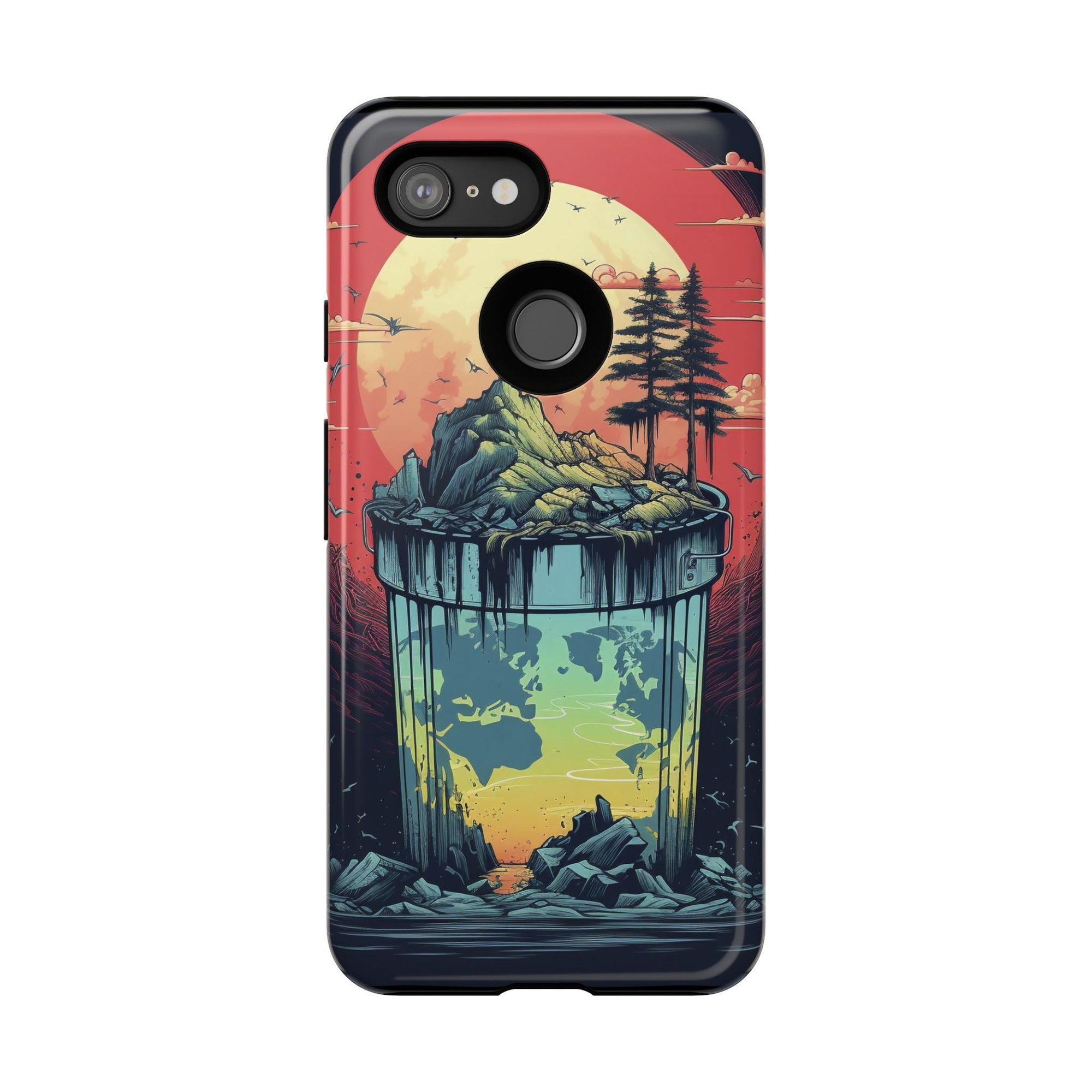 Vibrant Nature-Themed Phone Case, Tough Cases for Adventurers, Eco-Friendly, Trendy Phone Accessory, Great Gift for Nature Lovers