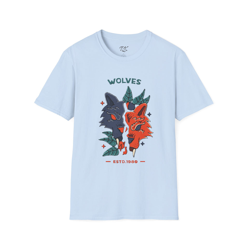 Wolf Graphic Unisex T-Shirt, Nature Lovers Tee, Gift for Animal Enthusiasts, Casual Wear, Eco-Friendly Fashion