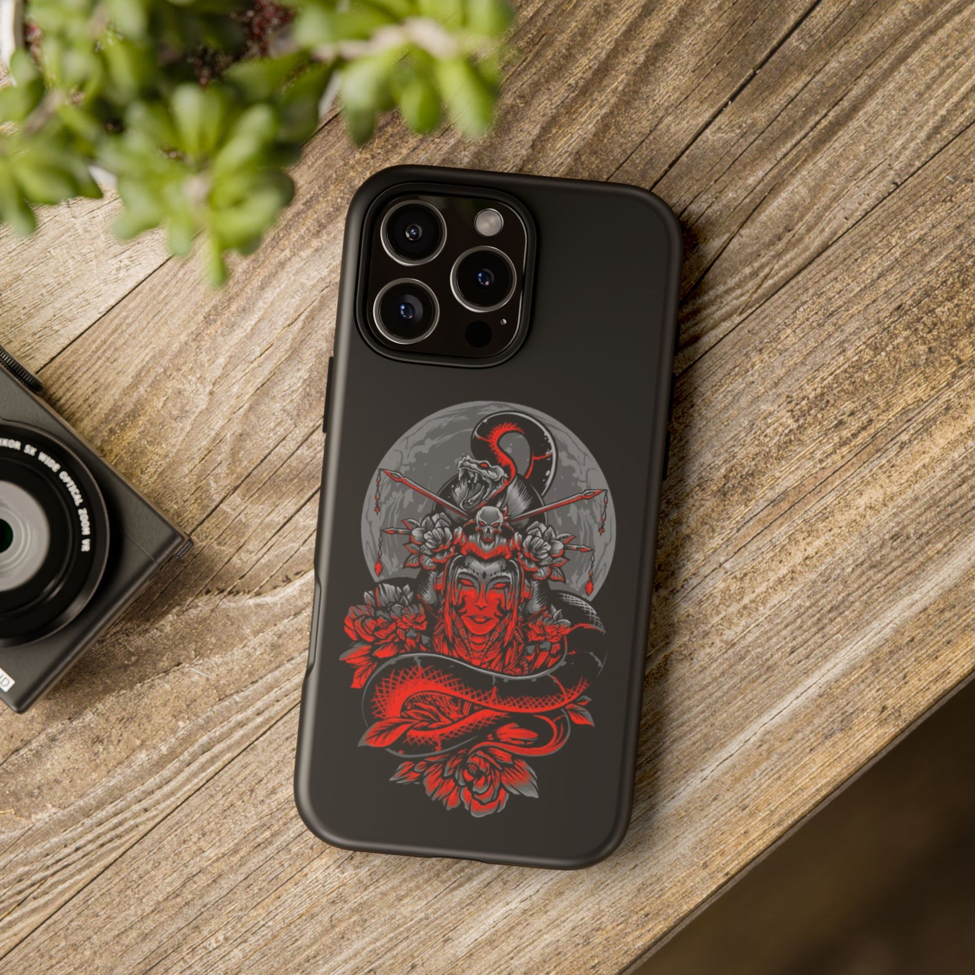 Tough Cases for iPhone, Dragon & Warrior Design, Durable Phone Protection, Perfect Gift for Tech Lovers, Unique Gifting