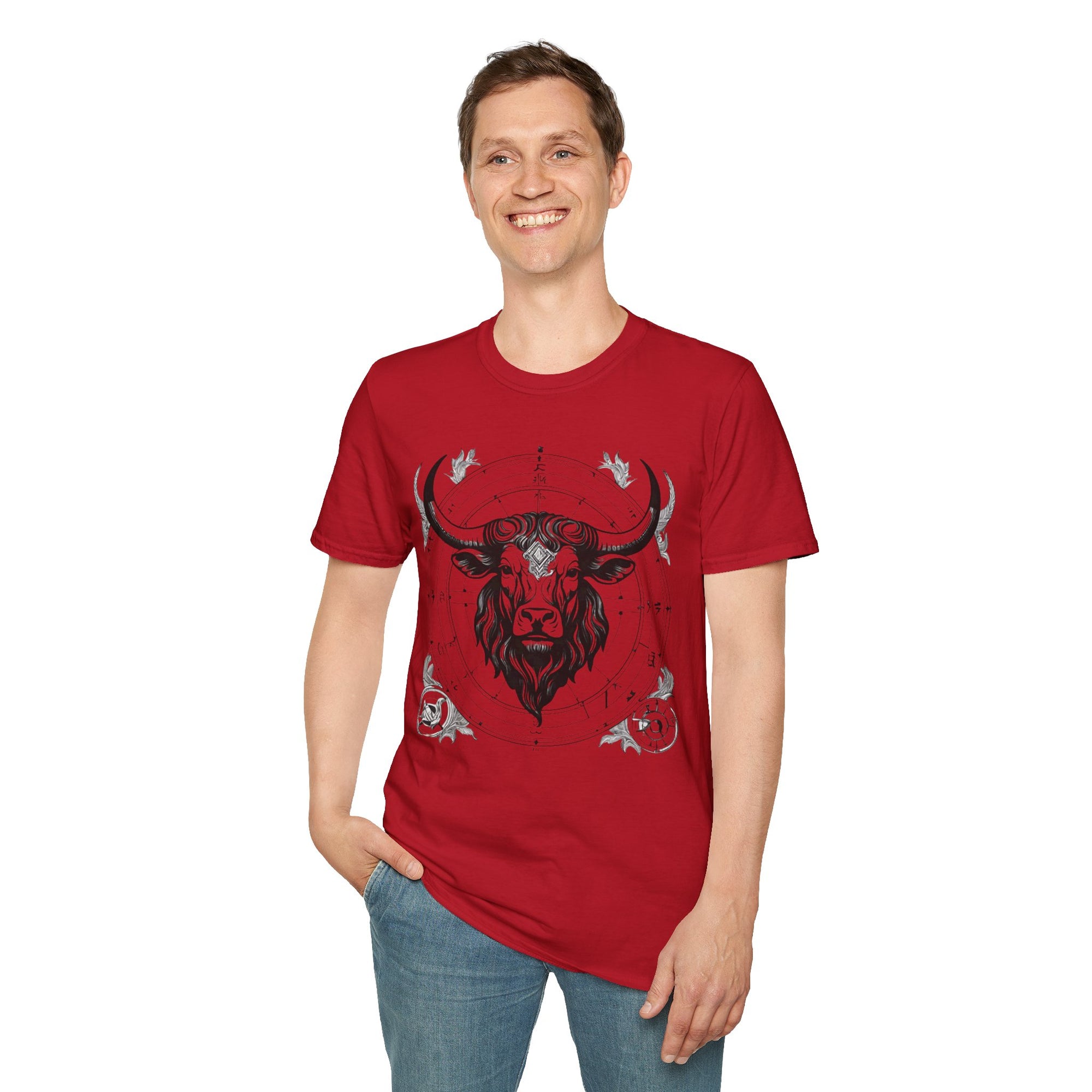 Taurus Zodiac T-Shirt, Astrology Tee, Horoscope Gift, Unisex Softstyle Shirt, Birthday Apparel, Taurus Constellation Top