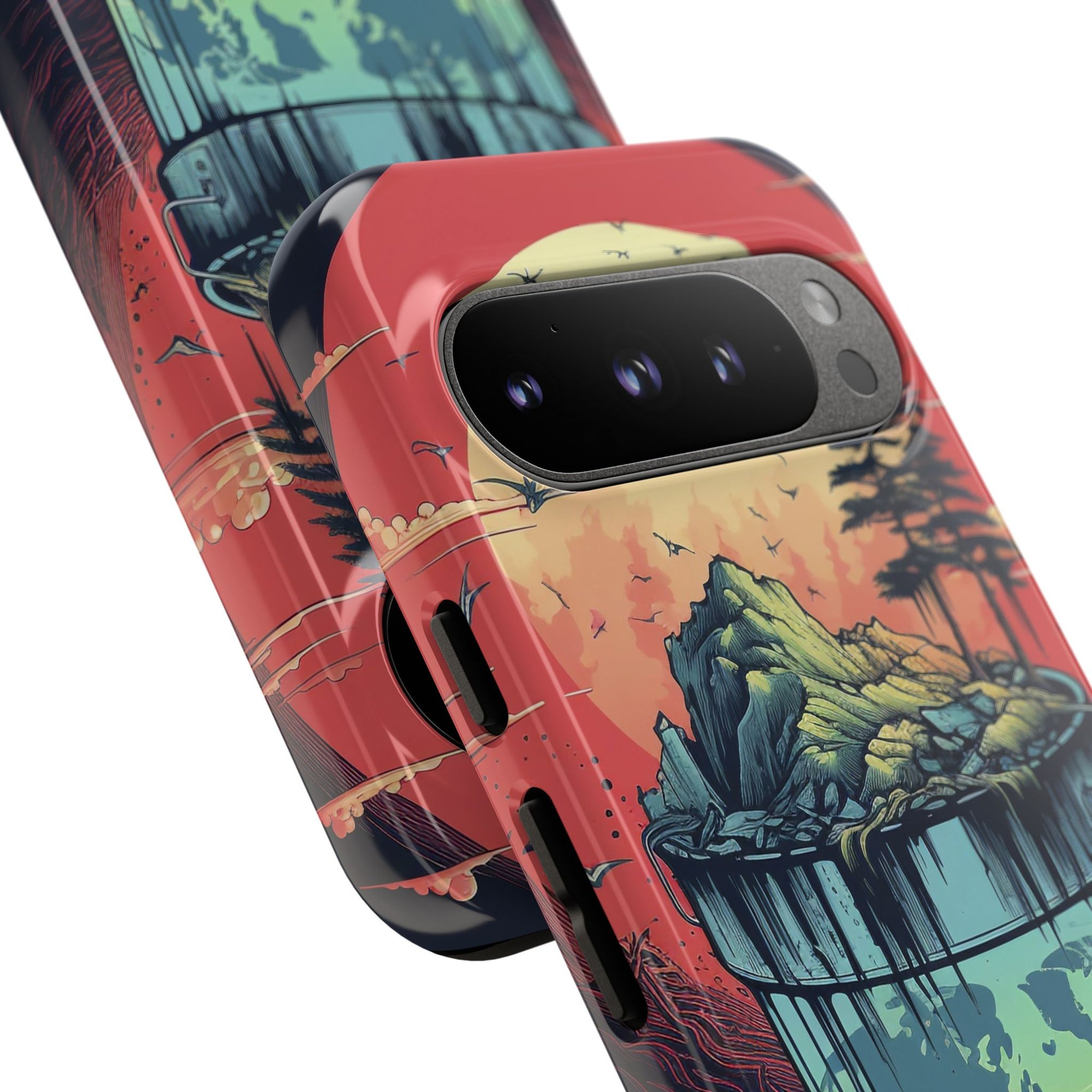 Vibrant Nature-Themed Phone Case, Tough Cases for Adventurers, Eco-Friendly, Trendy Phone Accessory, Great Gift for Nature Lovers