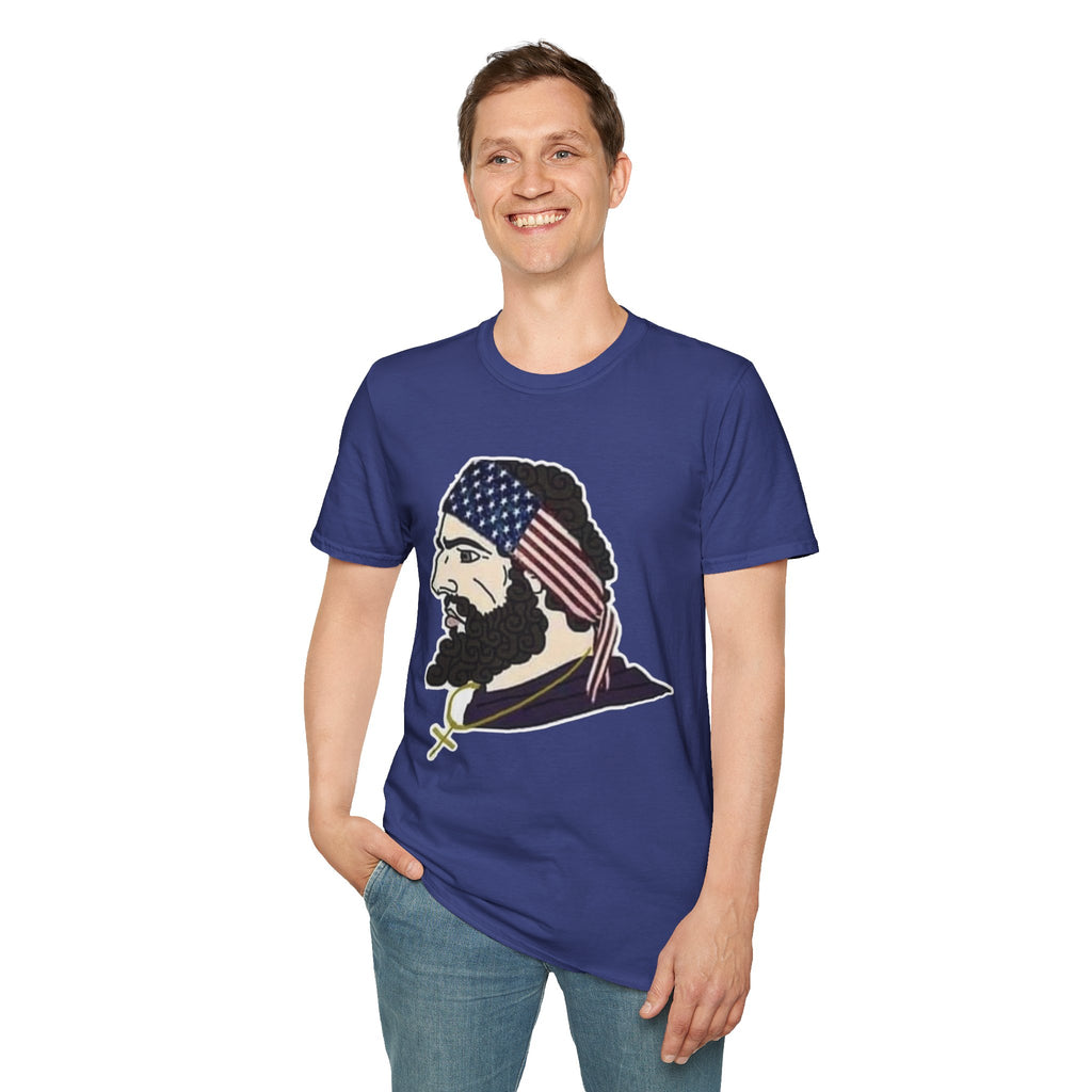 Patriotic Graphic T-Shirt, Unisex Softstyle Tee, Independence Day Gift, Freedom Apparel, Americana Clothing