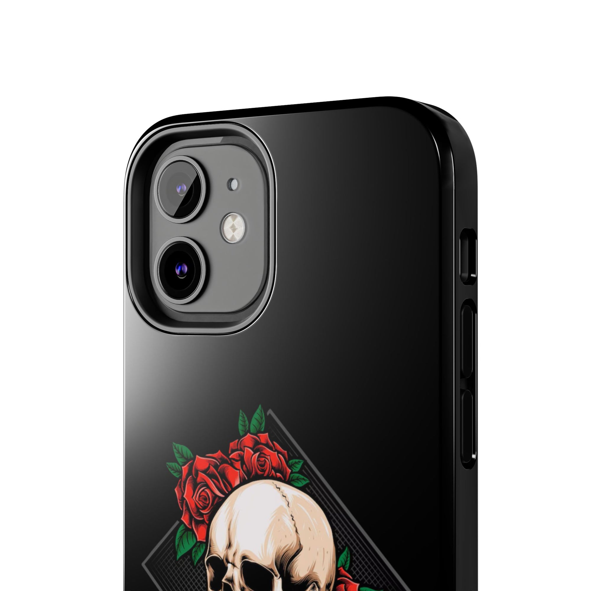 Tough Phone Cases with Skull and Roses Design | Edgy Protection, iPhone & Android Covers, Gothic Gifts, Unique Phone Accessories