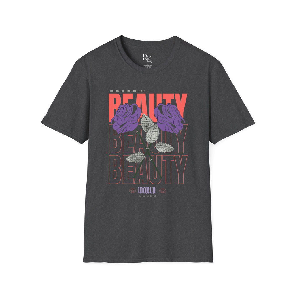 Beauty Floral Unisex Softstyle T-Shirt, Chic Casual Wear, Gift for Friends, Everyday Style, Trendy Graphic Tee, Summer Outfit