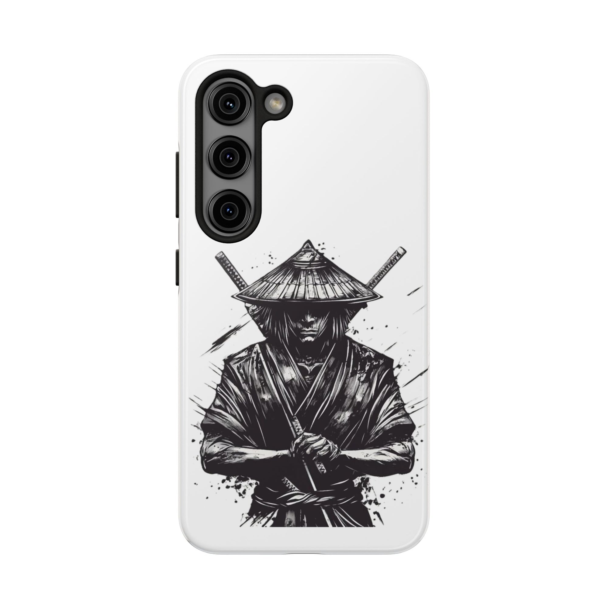 Samurai Tough Phone Cases, Rugged Smartphone Accessories, Durable Covers for Men, Unique Gifts for Him, Japanese Warrior Design
