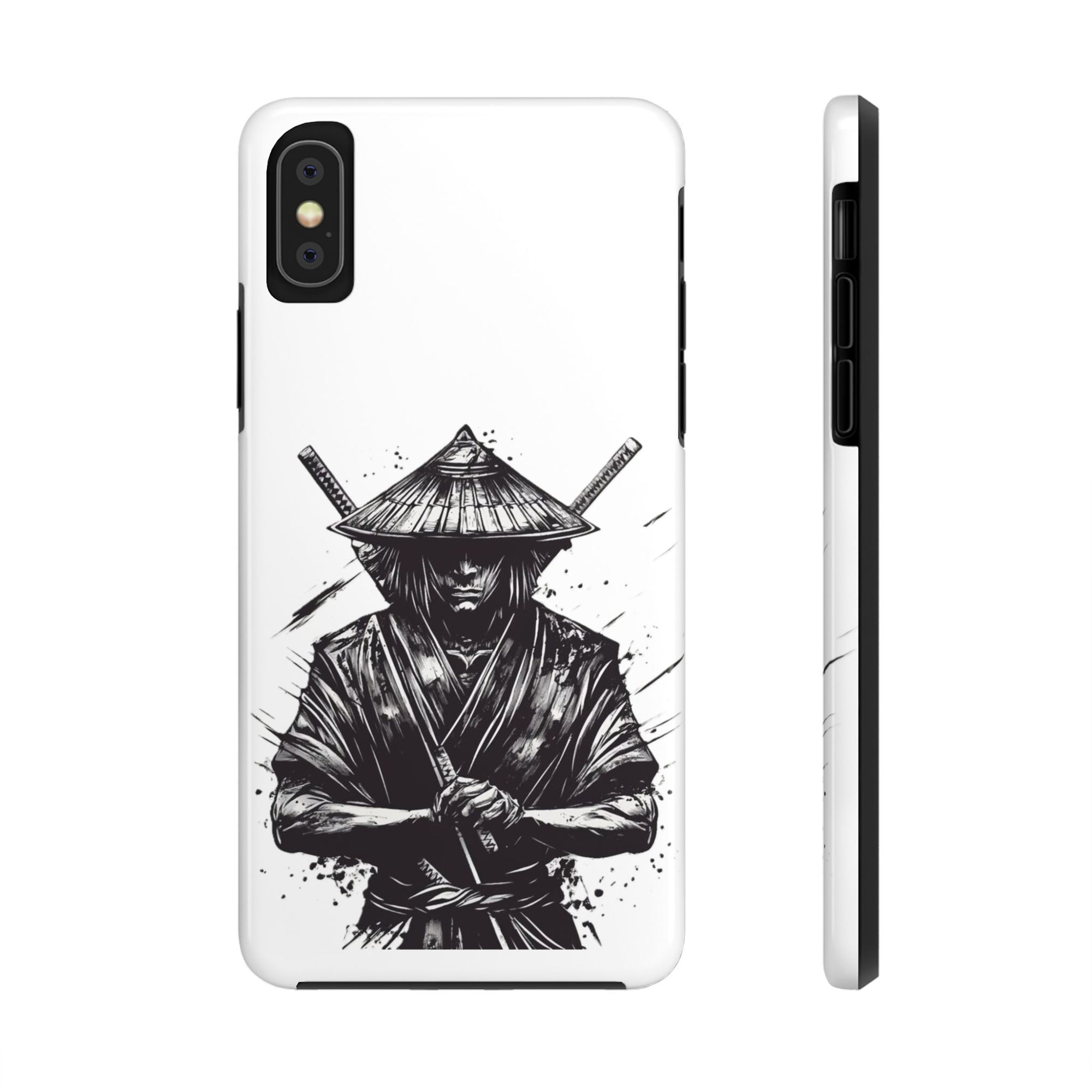 Samurai Tough Phone Cases, Rugged Smartphone Accessories, Durable Covers for Men, Unique Gifts for Him, Japanese Warrior Design