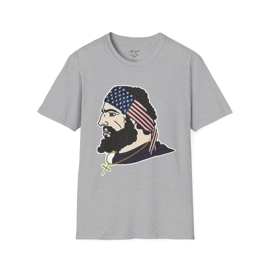 Patriotic Graphic T-Shirt, Unisex Softstyle Tee, Independence Day Gift, Freedom Apparel, Americana Clothing