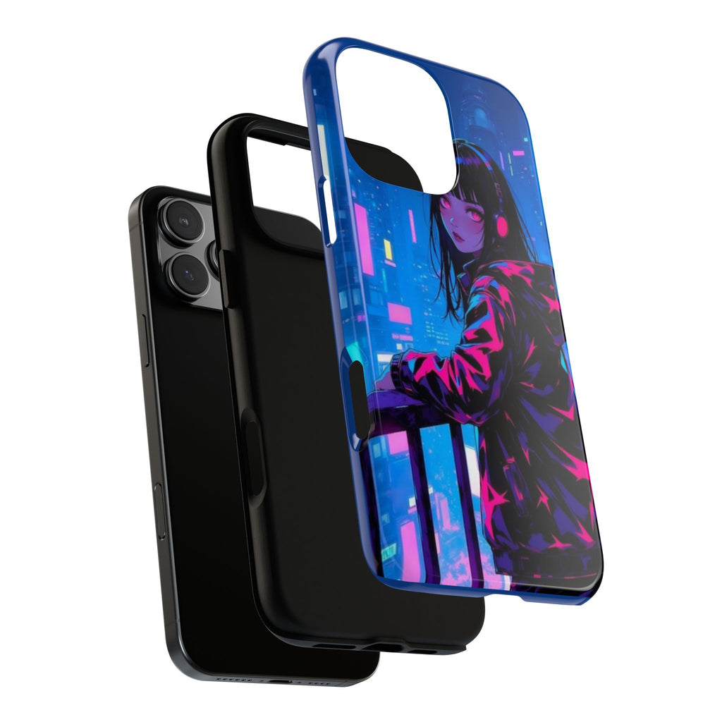 Futuristic Phone Case, Cyberpunk Aesthetic, Tough Phone Cover, Urban Style, Gift for Tech Lovers, Unique Phone Accessories, Streetwear [...]