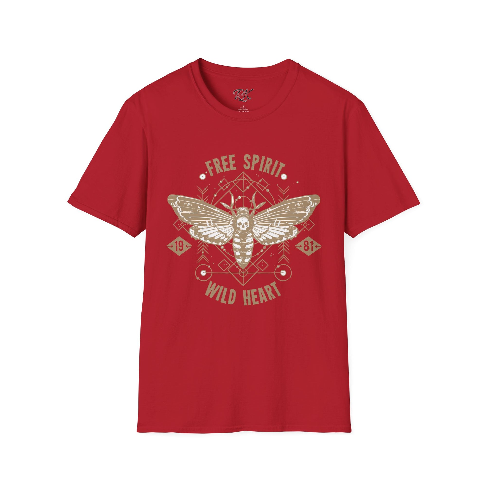 Free Spirit Wild Heart Unisex T-Shirt, Boho Graphic Tee, Nature Lover Shirt, Gift for Adventurers, Casual Wear, Everyday Comfort