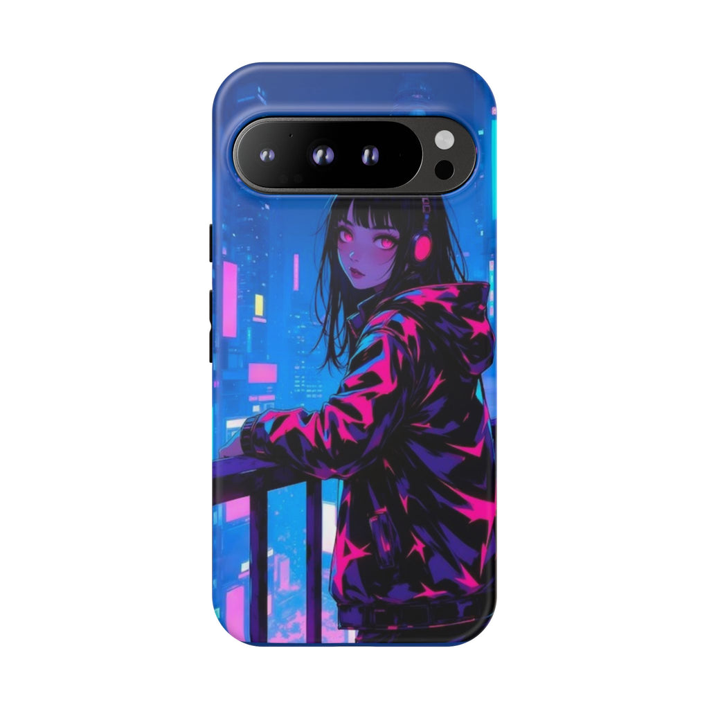 Futuristic Phone Case, Cyberpunk Aesthetic, Tough Phone Cover, Urban Style, Gift for Tech Lovers, Unique Phone Accessories, Streetwear [...]