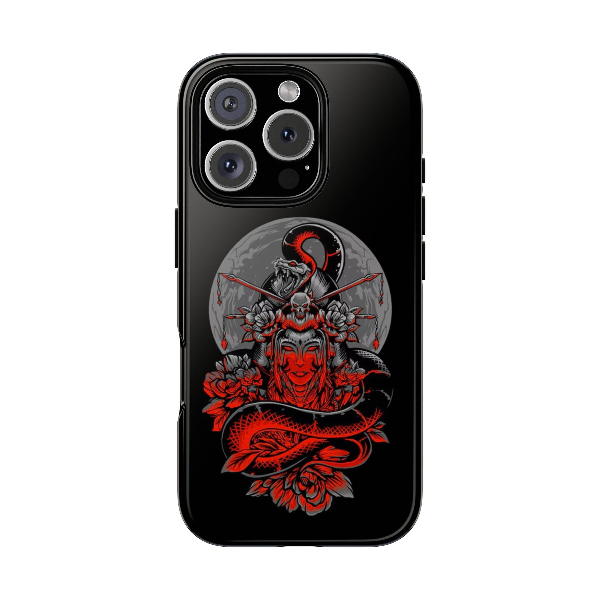 Tough Cases for iPhone, Dragon & Warrior Design, Durable Phone Protection, Perfect Gift for Tech Lovers, Unique Gifting