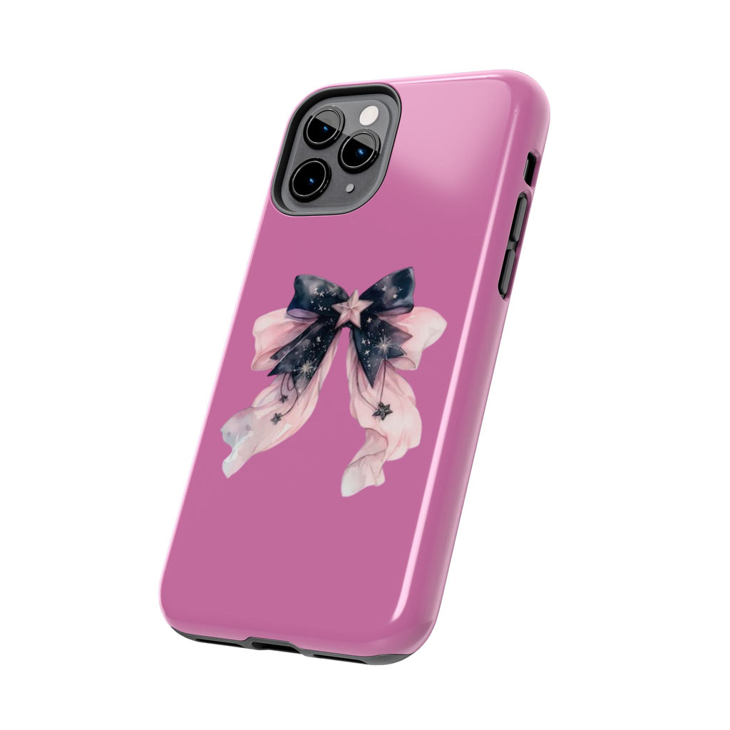 Pink Ribbon Tough Phone Cases, Galaxy Phone Covers, Chic Phone Protection, Ideal Gift for Her, Stylish Tech Accessories