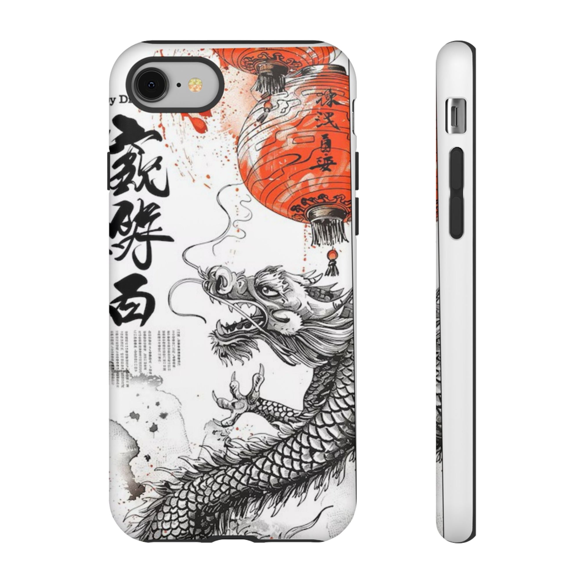 Dragon Design Phone Case, Tough Cases with Chinese Art for Unique Style, Gift for Art Lovers, Phone Protection, Trendy Accessories
