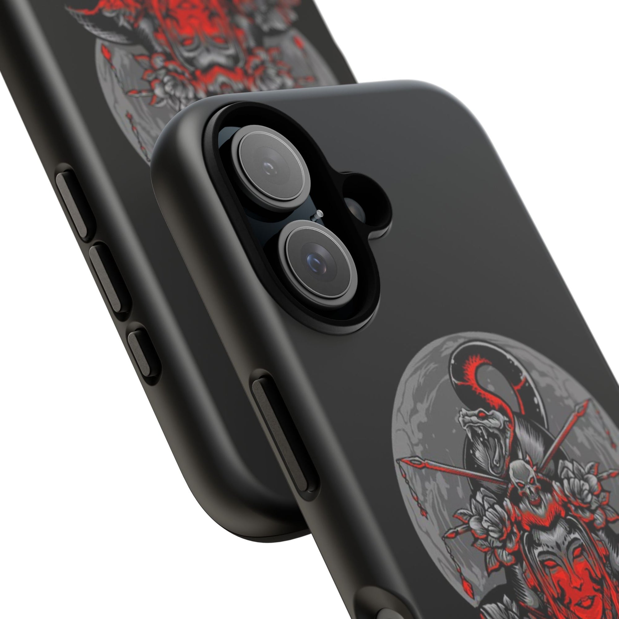 Tough Cases for iPhone, Dragon & Warrior Design, Durable Phone Protection, Perfect Gift for Tech Lovers, Unique Gifting
