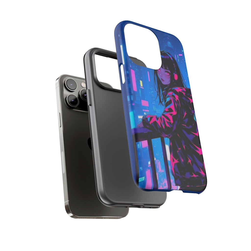 Futuristic Phone Case, Cyberpunk Aesthetic, Tough Phone Cover, Urban Style, Gift for Tech Lovers, Unique Phone Accessories, Streetwear [...]