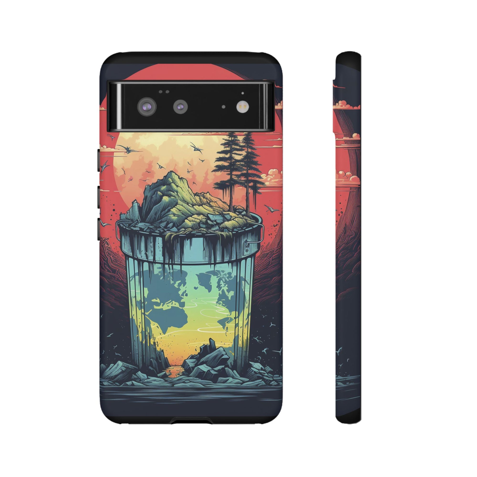 Vibrant Nature-Themed Phone Case, Tough Cases for Adventurers, Eco-Friendly, Trendy Phone Accessory, Great Gift for Nature Lovers