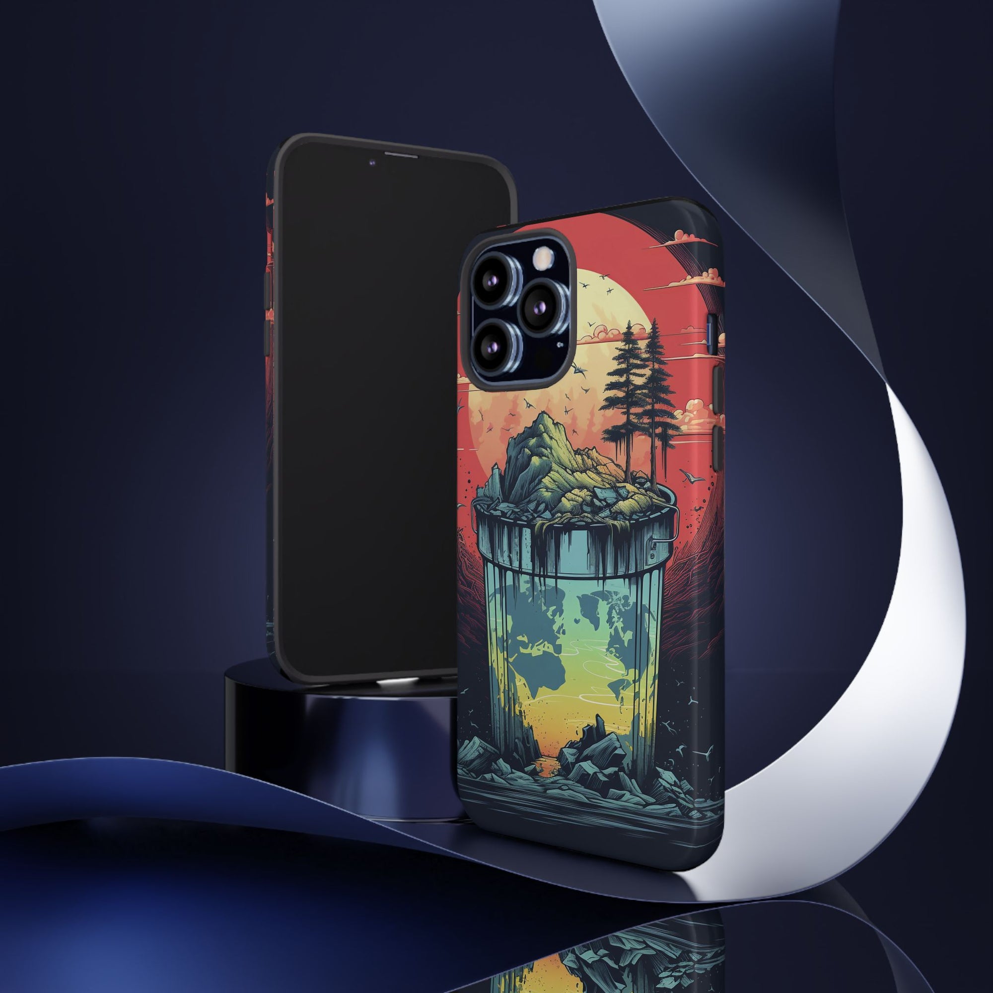 Vibrant Nature-Themed Phone Case, Tough Cases for Adventurers, Eco-Friendly, Trendy Phone Accessory, Great Gift for Nature Lovers