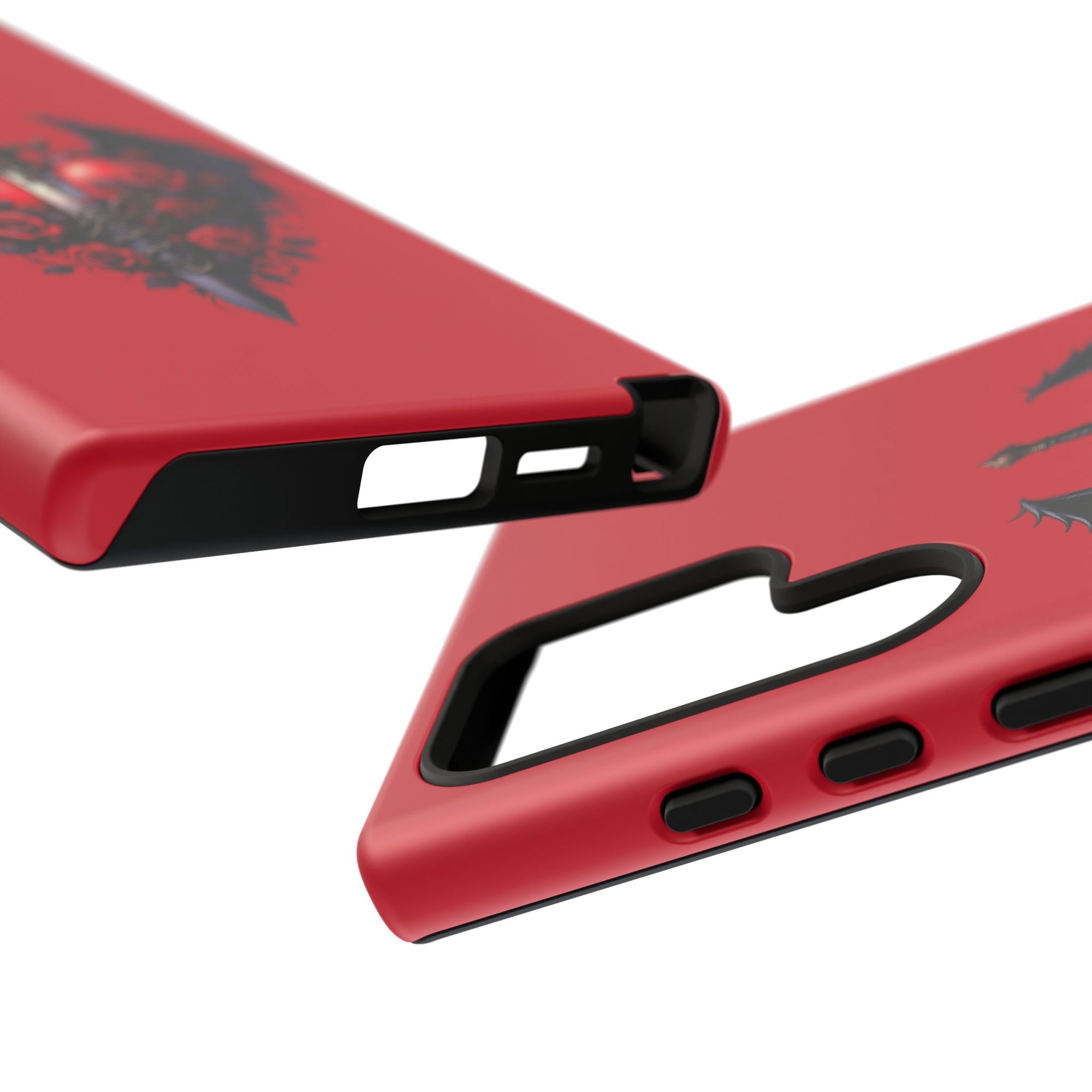 Tough Cases - Gothic Heart Phone Case, Edgy Accessories for Him, Unique Gifts for Her, Valentine's Day, Birthday, Artsy Phone Cover