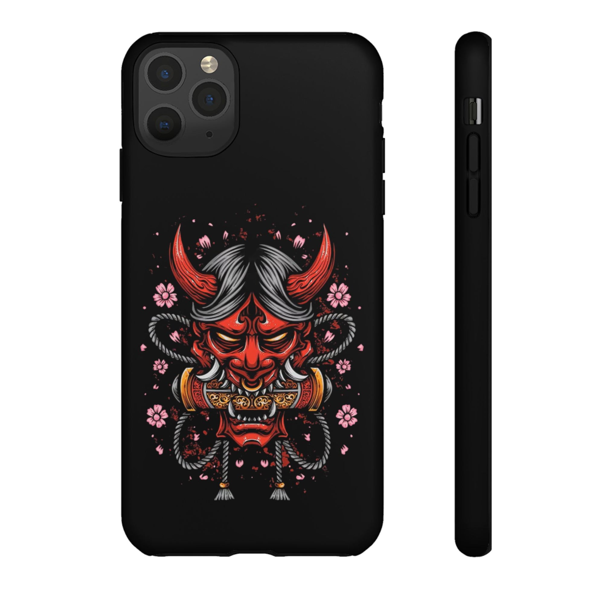 Tough Cases: Fierce Demon Phone Case, Edgy Phone Cover, Protect Your Device, Gift for Anime Fans, Unique Artwork Case