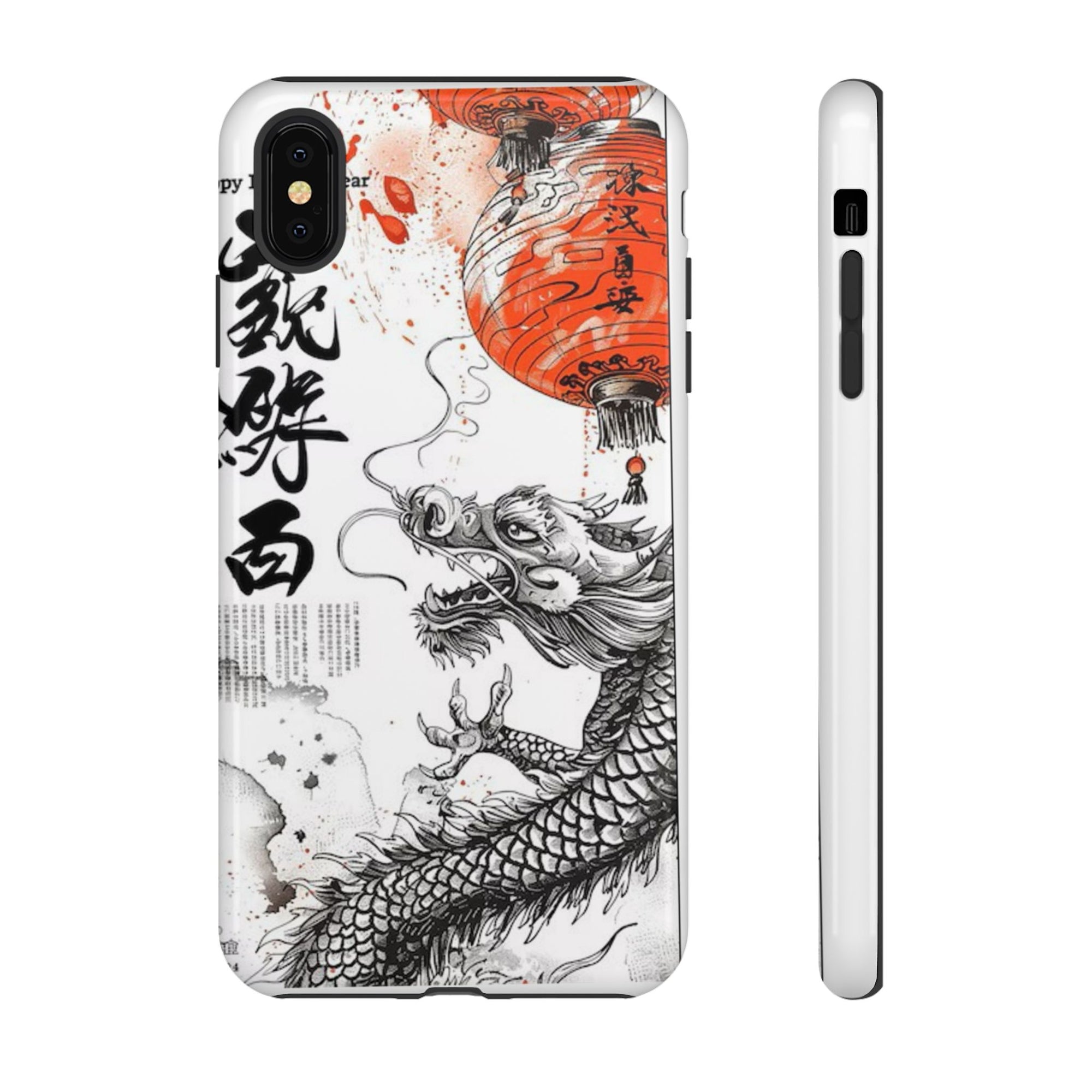 Dragon Design Phone Case, Tough Cases with Chinese Art for Unique Style, Gift for Art Lovers, Phone Protection, Trendy Accessories