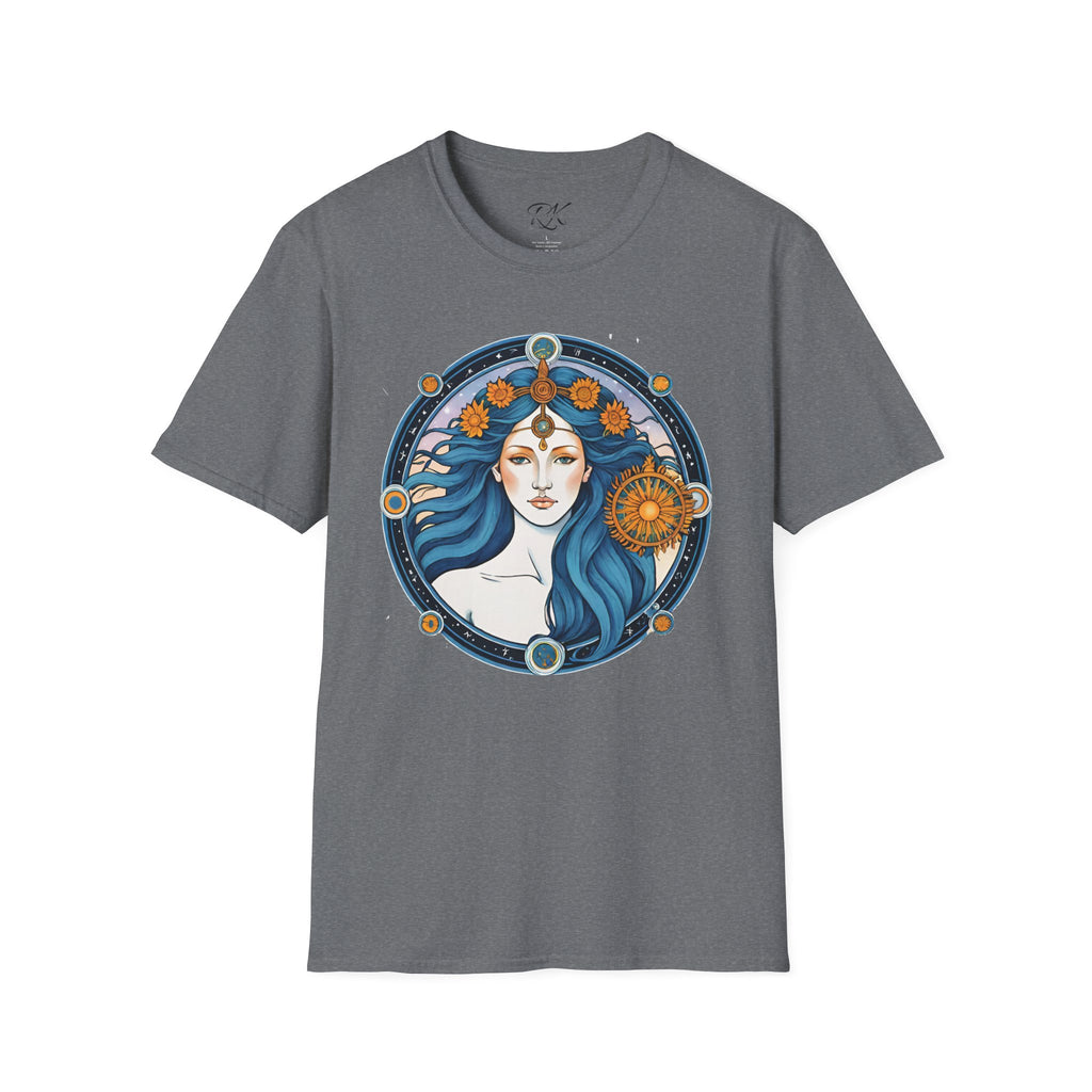 Celestial Goddess Unisex T-Shirt, Bohemian Tee, Astrology Shirt, Gift for Her, Spiritual Fashion, Horoscope Apparel