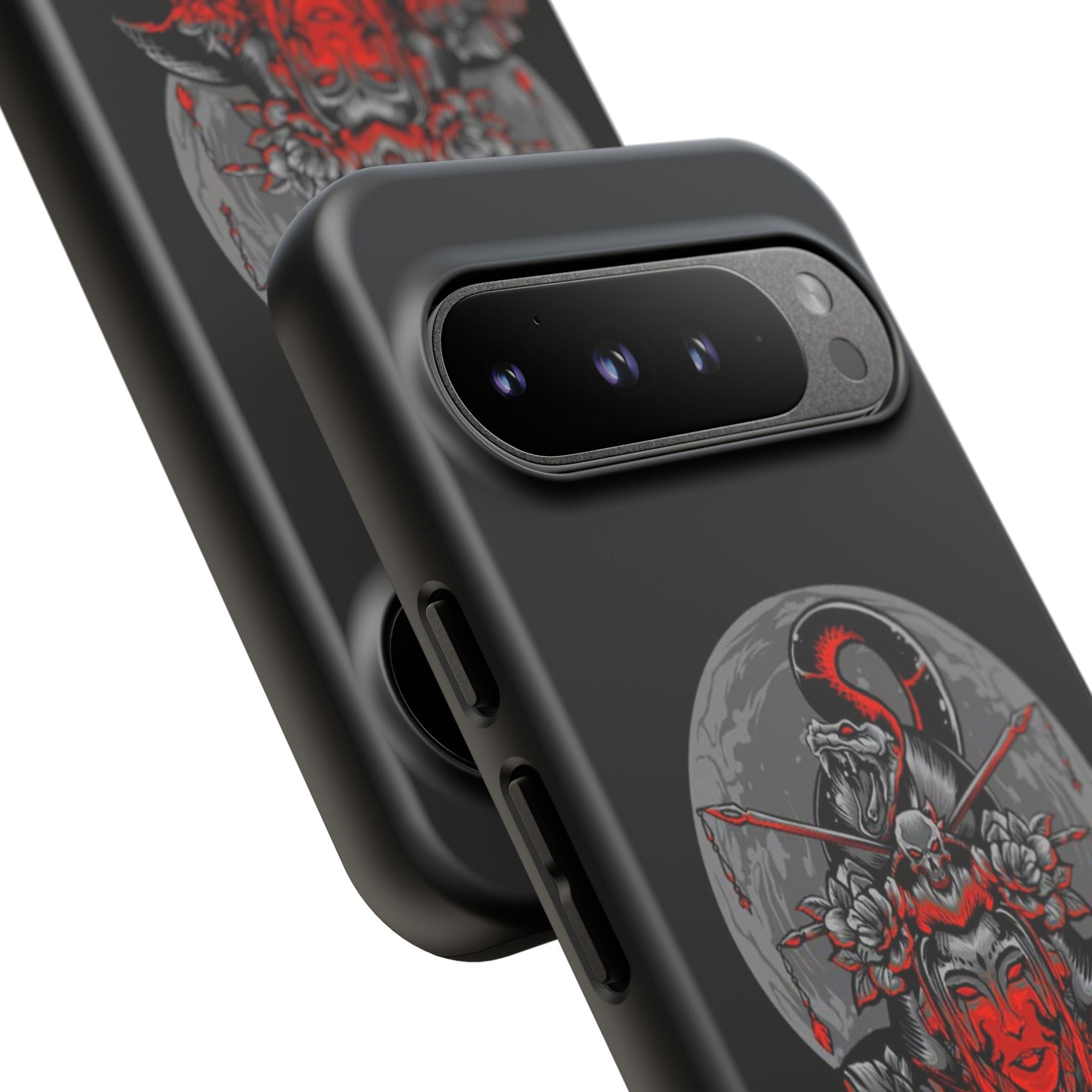 Tough Cases for iPhone, Dragon & Warrior Design, Durable Phone Protection, Perfect Gift for Tech Lovers, Unique Gifting