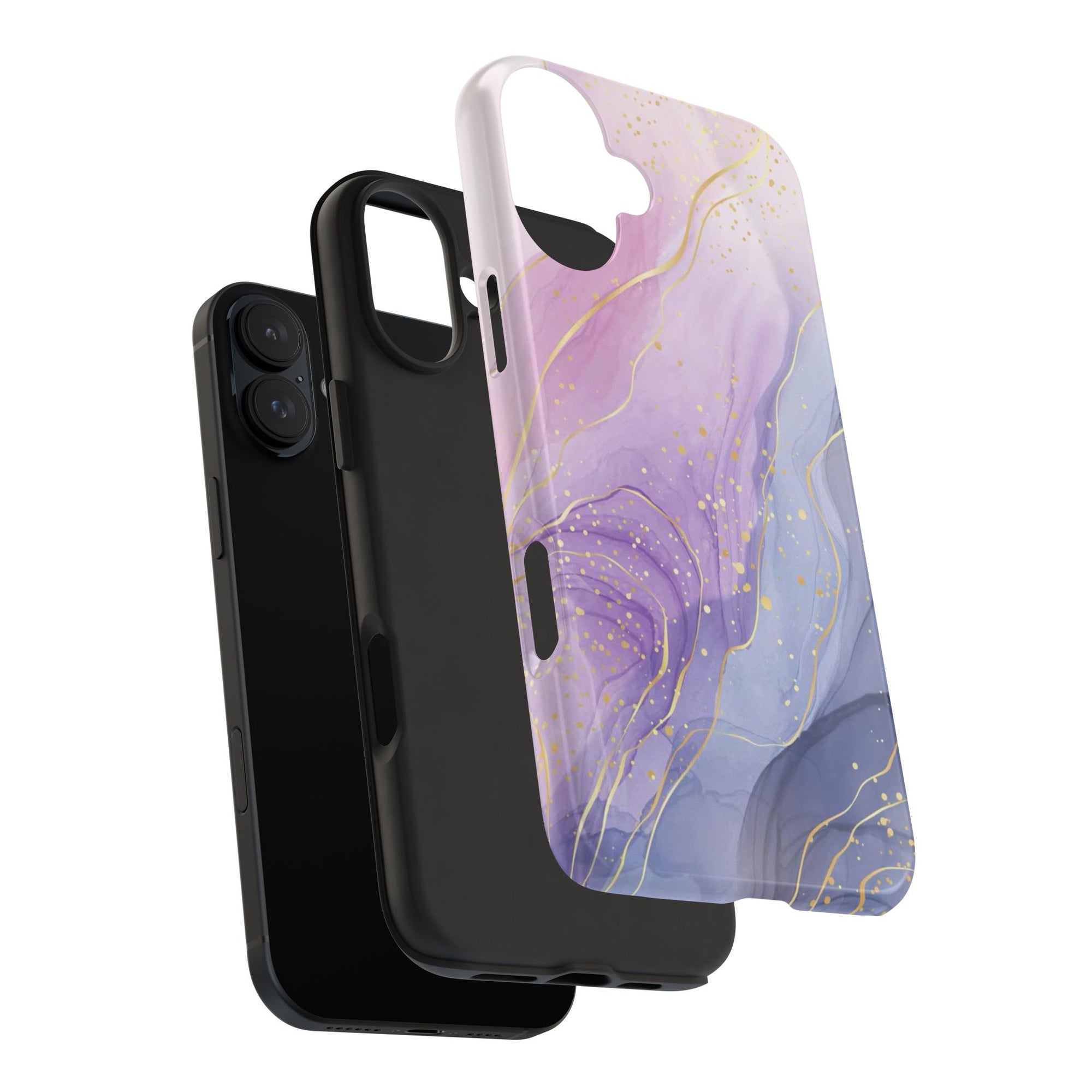 Elegant Abstract Tough Phone Cases for Stylish Protection, Gift for Her, Phone Accessories, Lavender Marble Design, Phone Cover for [...]