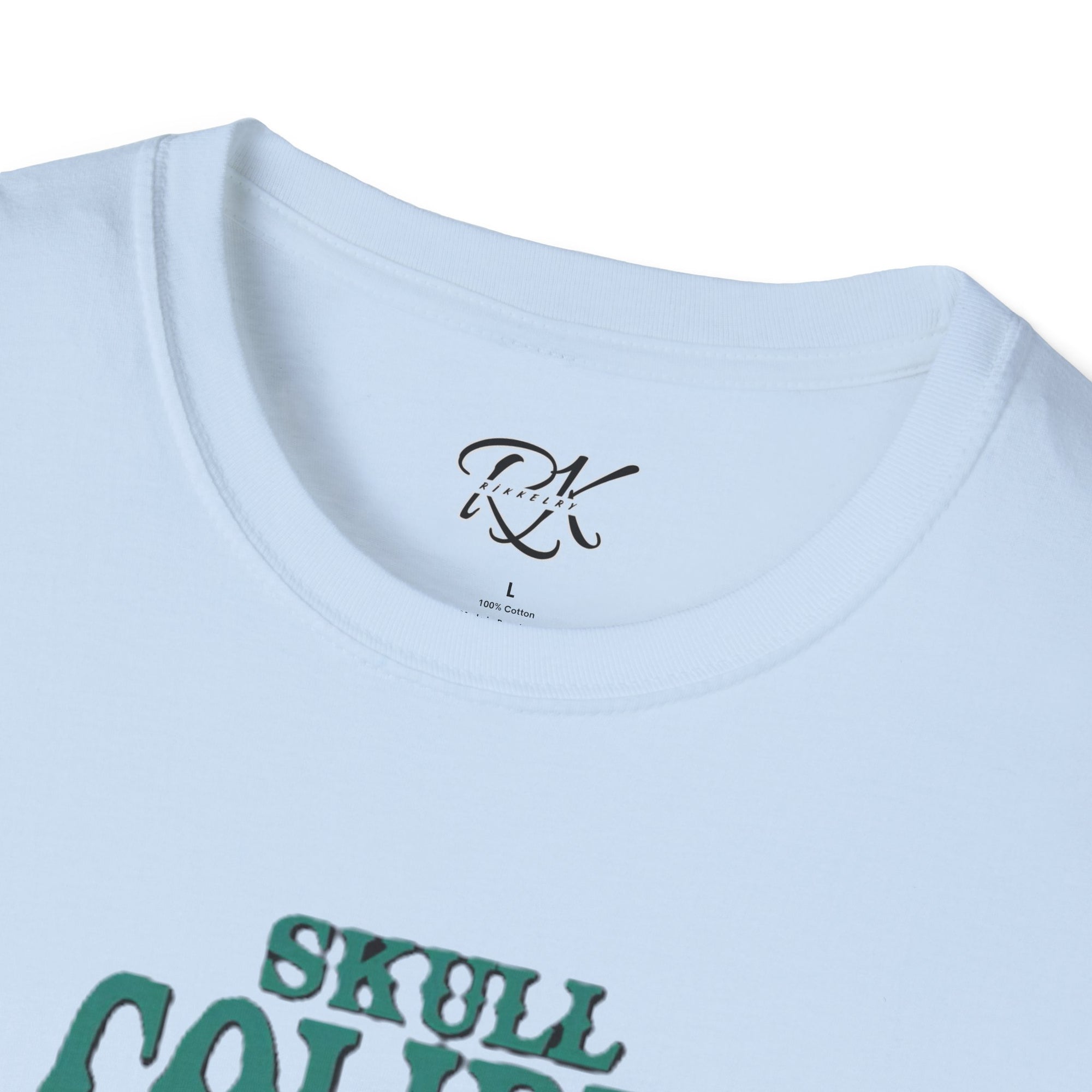 Skull & Roses Unisex T-Shirt, Casual Graphic Tee, Boho Shirt, Unique Gift, Festival Wear, Everyday Style